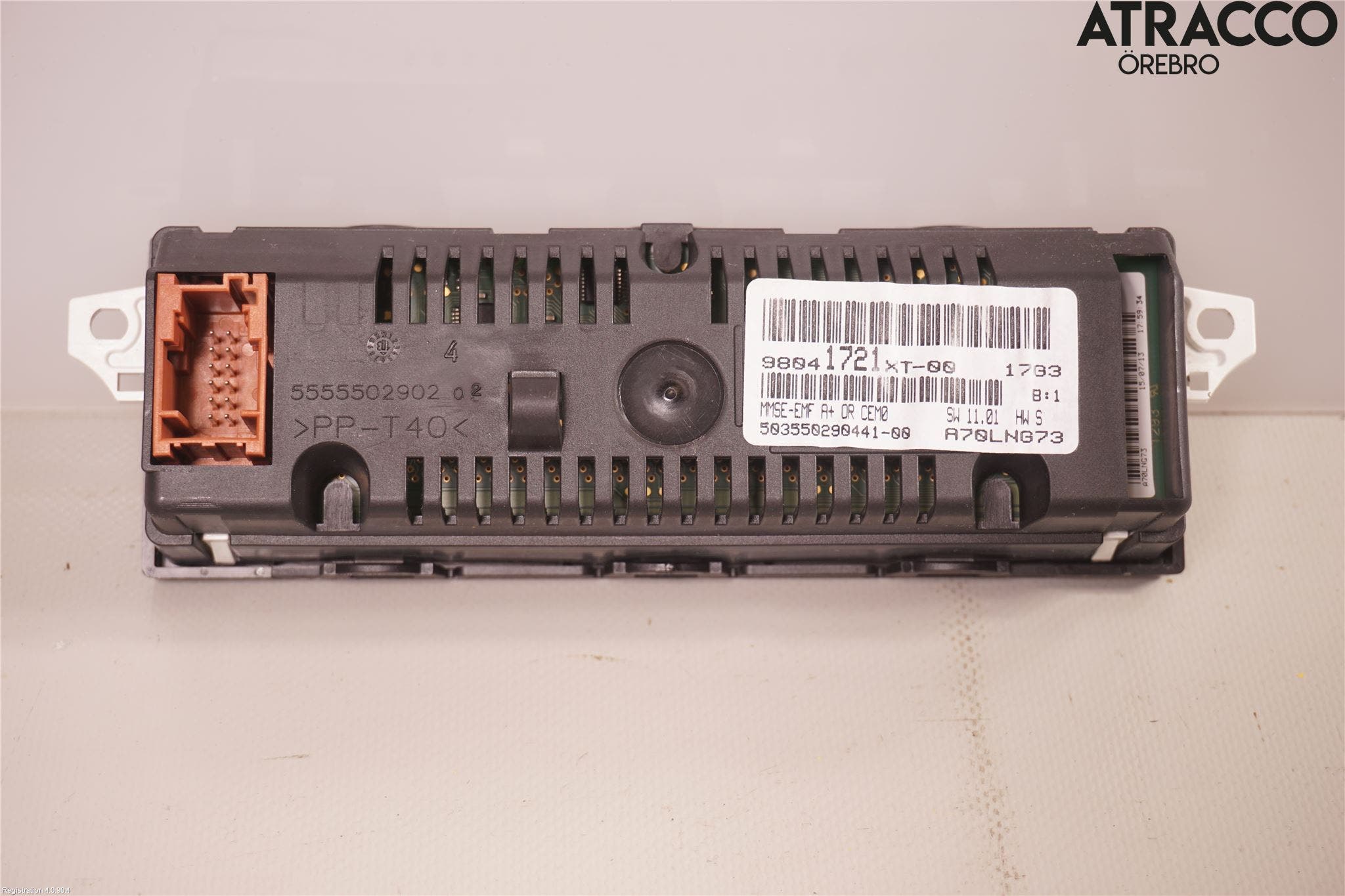 Citroen DS3 Kontrolldisplay