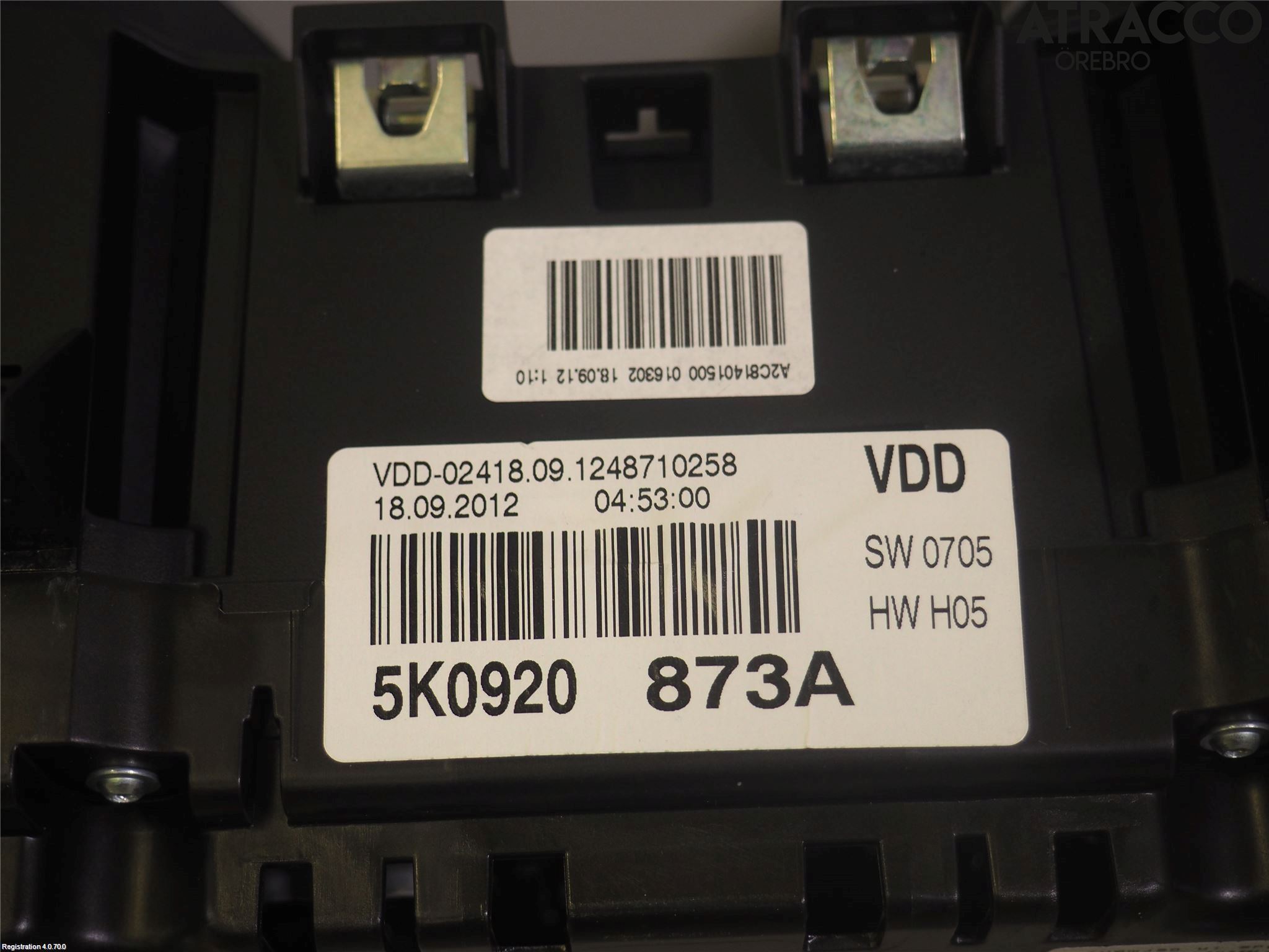 Volkswagen VW GOLF VI 09-13 Instrument Komb