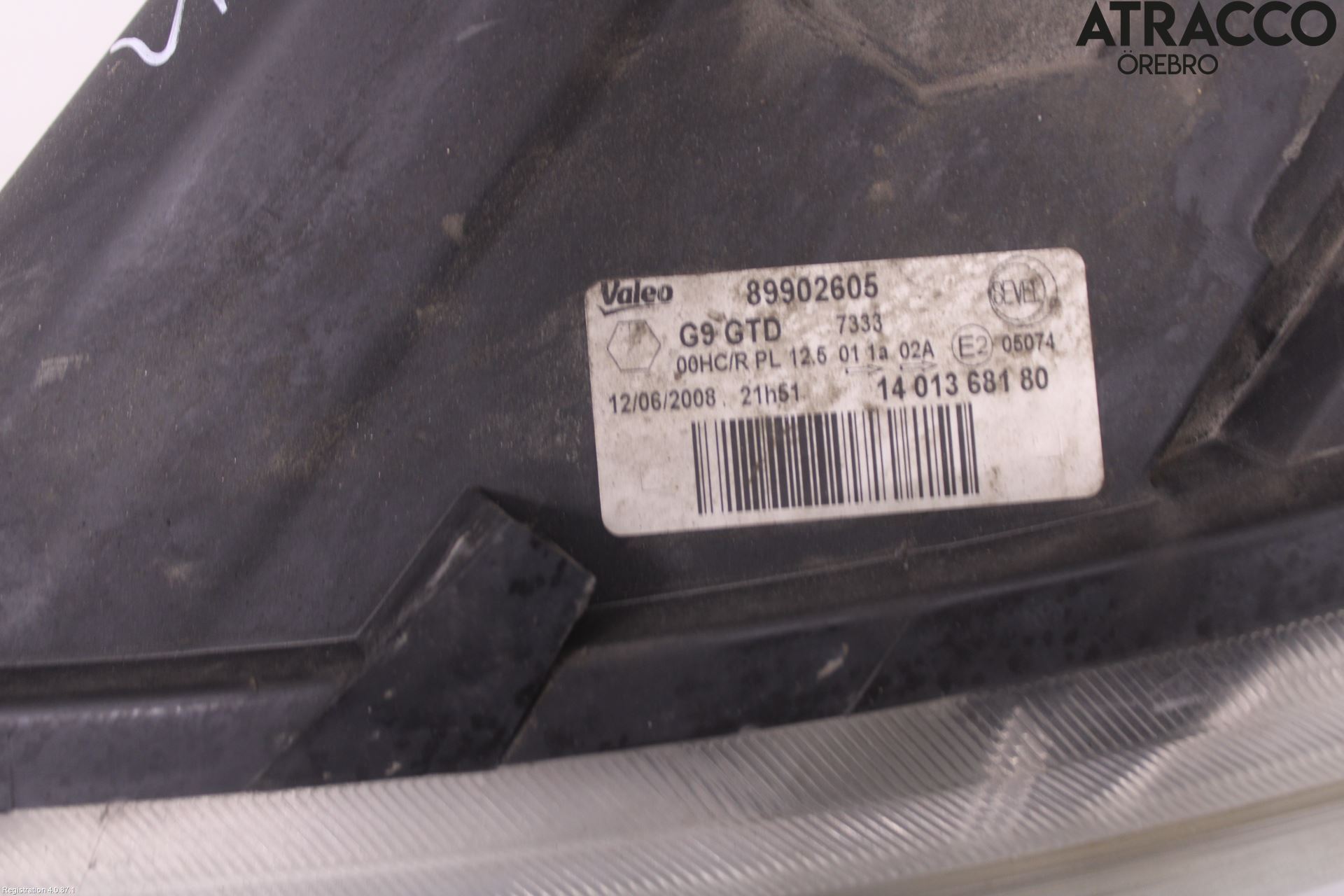 Citroen JUMPY 07-16 Strålkastare Vänster