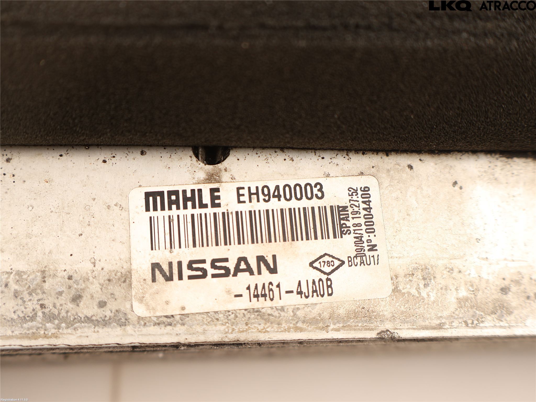 Nissan NAVARA, TREK-1 17-21 Laddluft-Intercooler Kyl