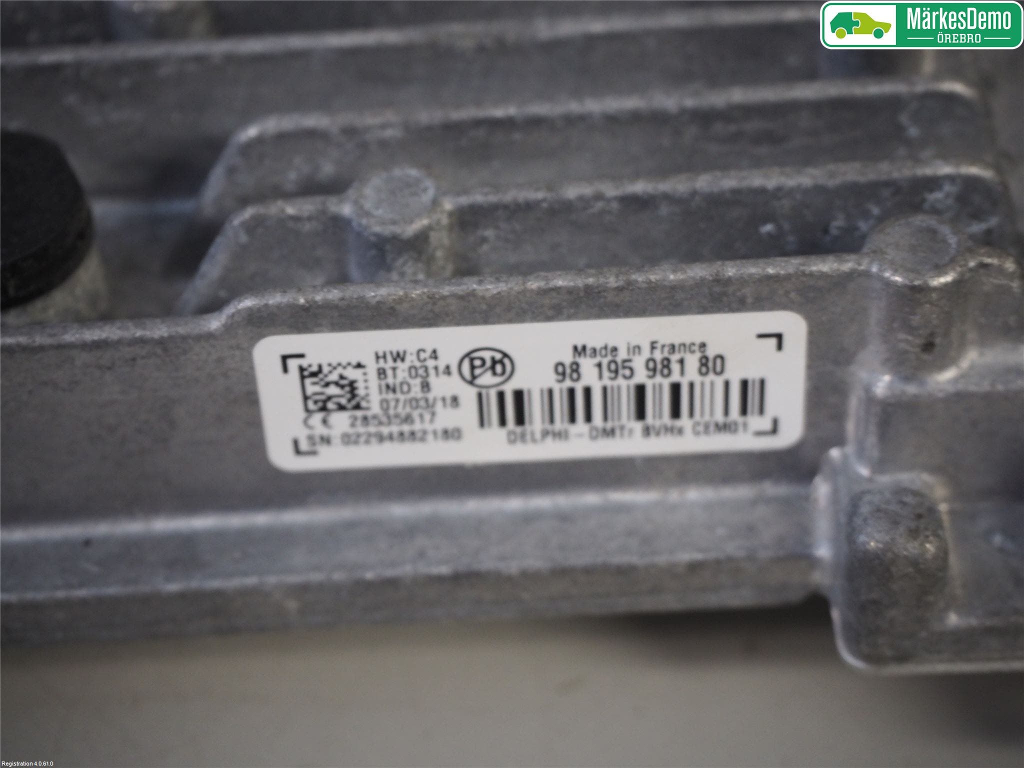 Peugeot 308 14-21 Styrenhet Övrigt