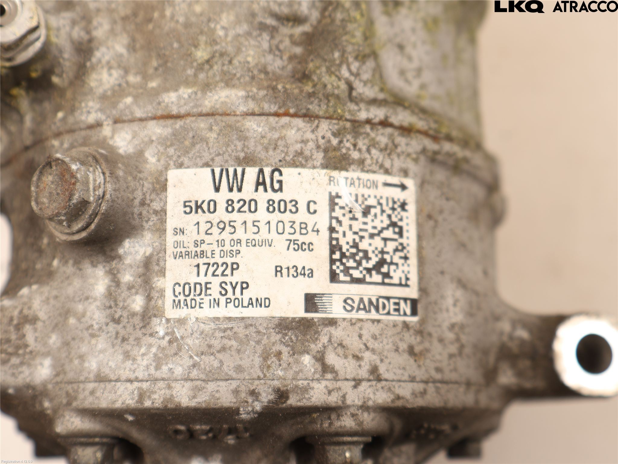 Volkswagen VW TIGUAN 07-16 Ac Kompressor