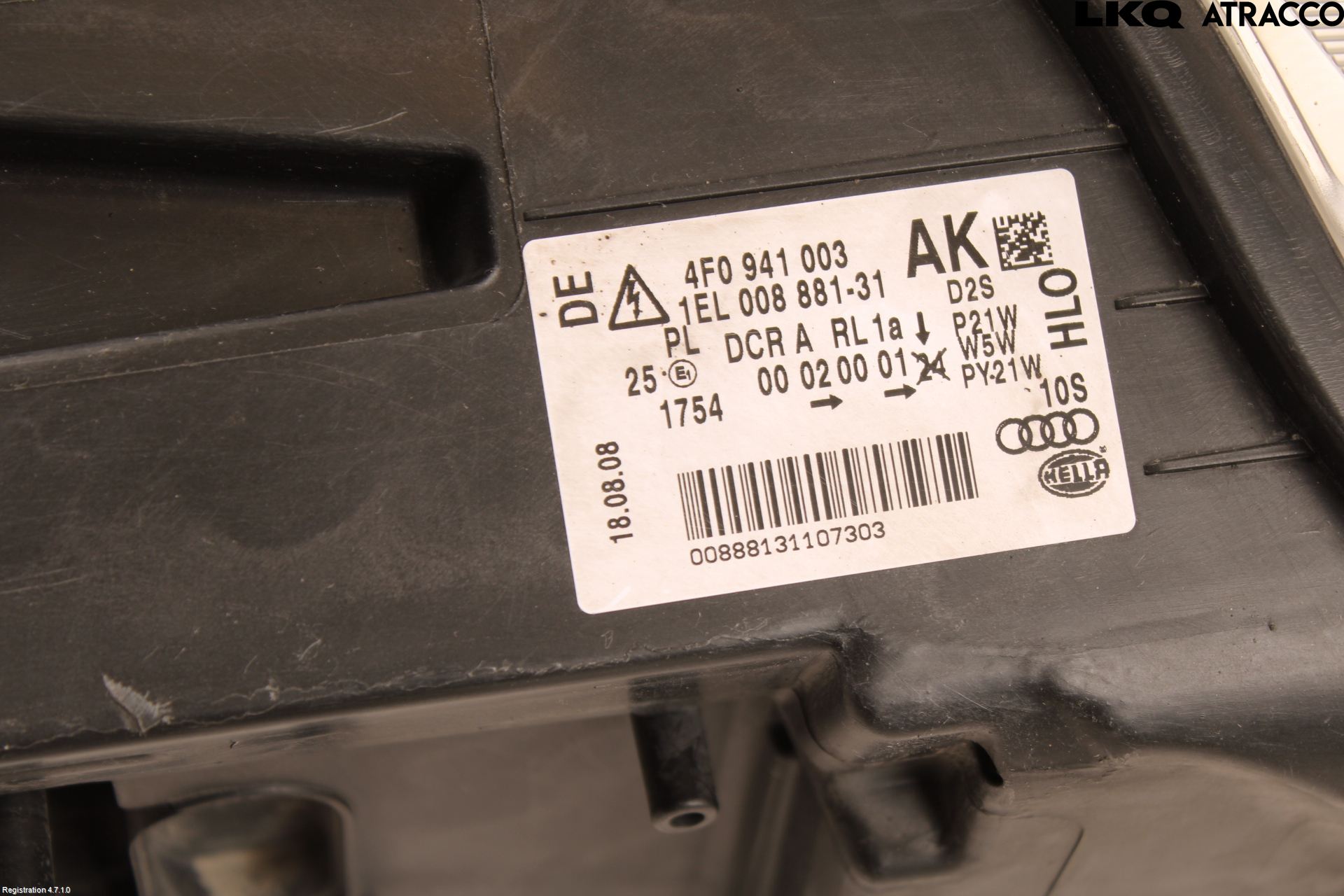 Audi A6/S6     05-11 Strålkastare Vänster