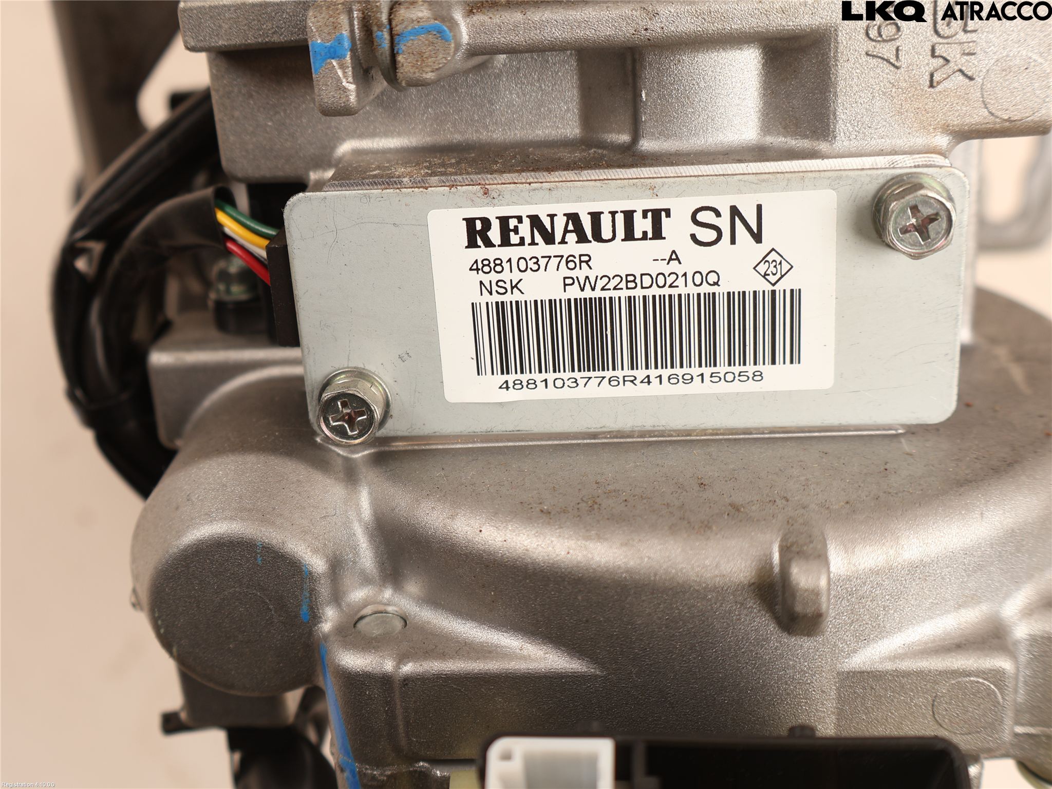 Renault ZOE/E-TECH 13- Rattaxelagg Med Inb Servo