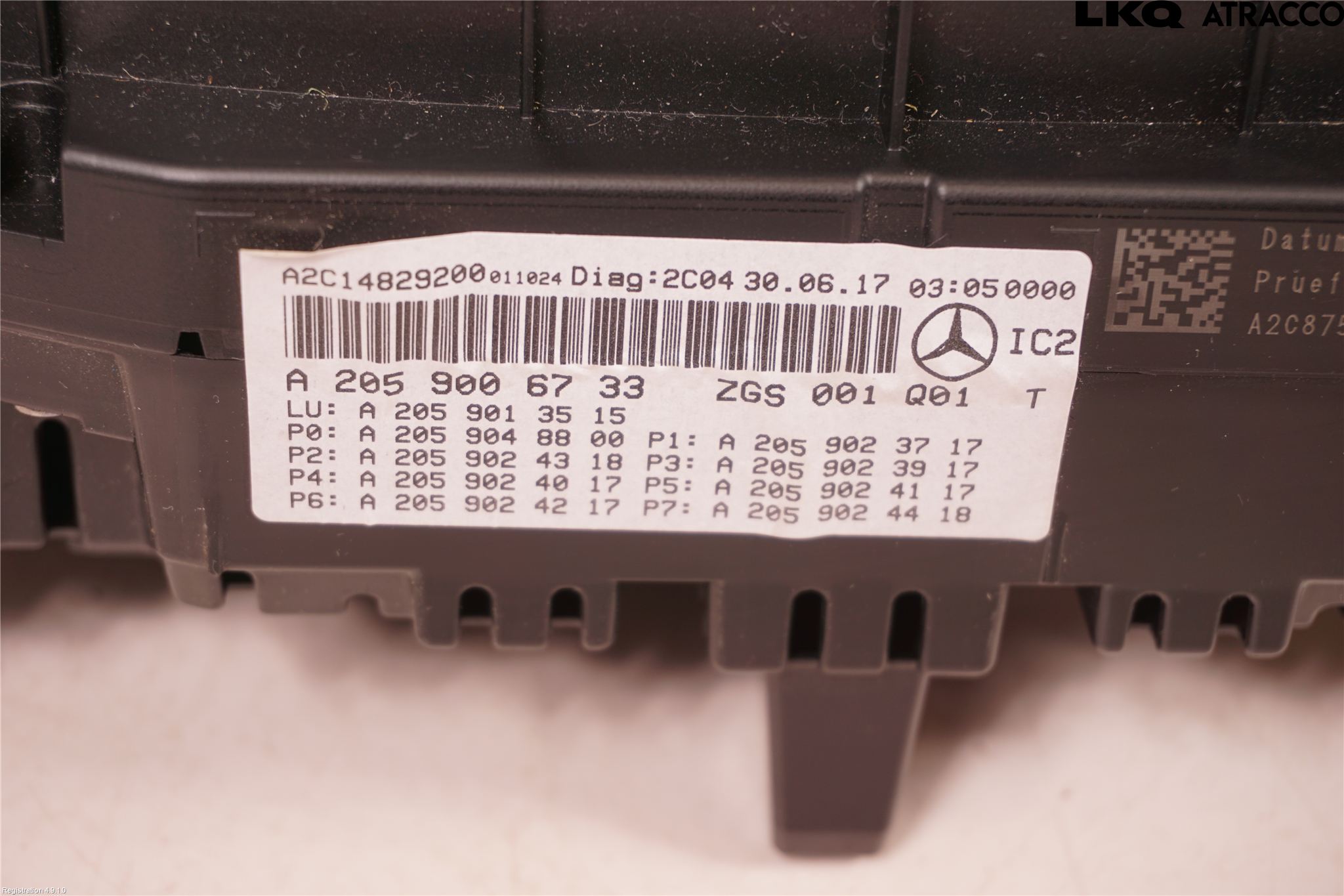 Mercedes-Benz MB GLC-KLASS (X253/C253) 15-22 Instrument Komb