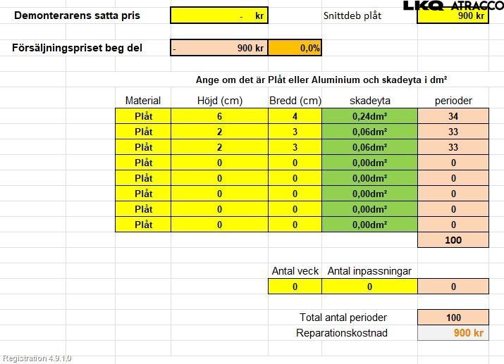 BMW 5 E60/61 Sed/Tou 02-10 Dörr Fram Vänster
