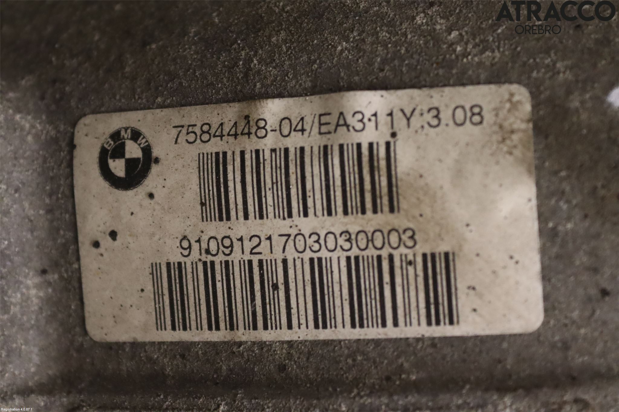 BMW 5 GT F07 09-17 Bakväxel-Diff