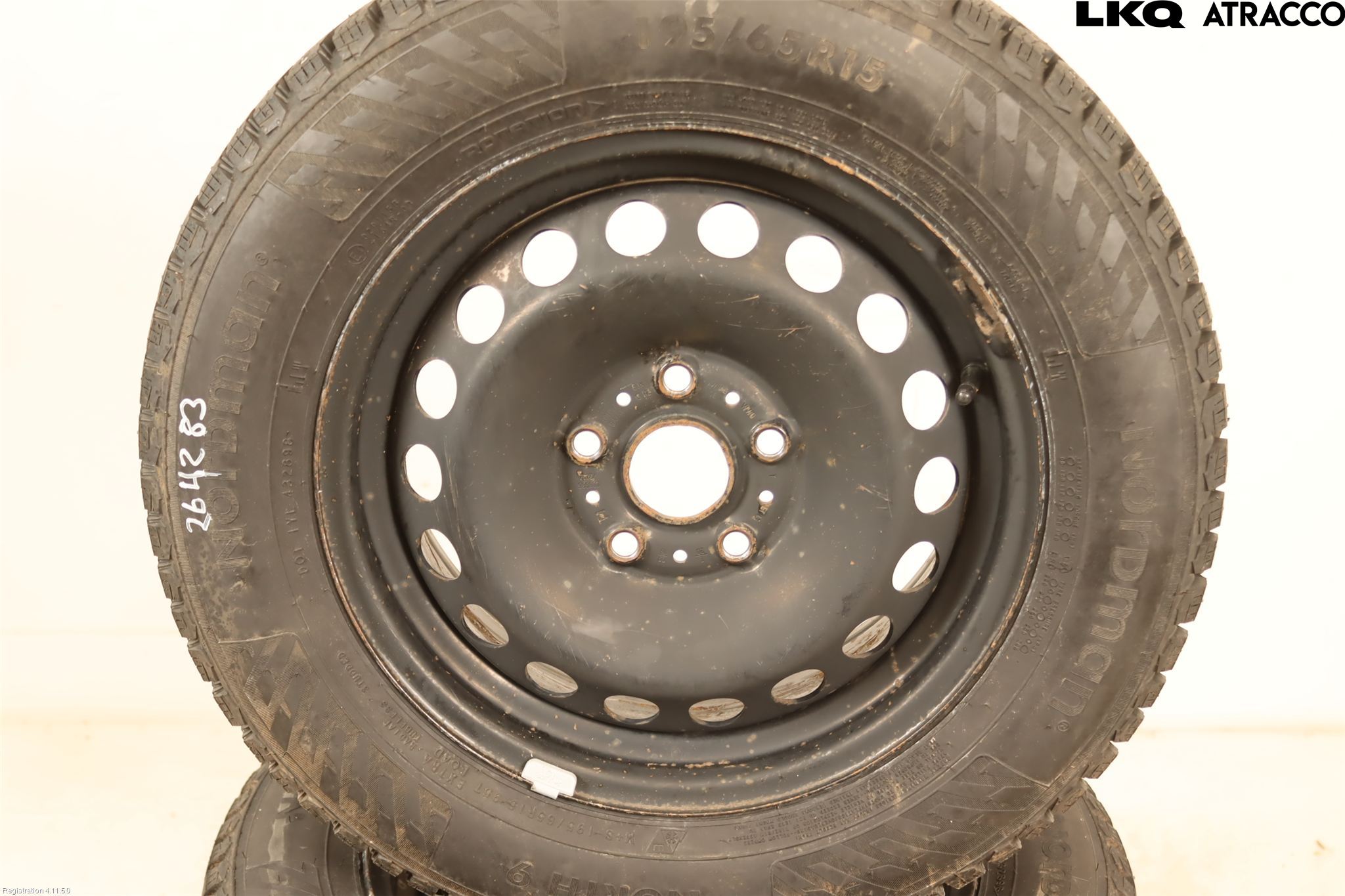 Volkswagen VW GOLF / E-GOLF VII 13-20 Vinterdäck Plåtfälg 4St