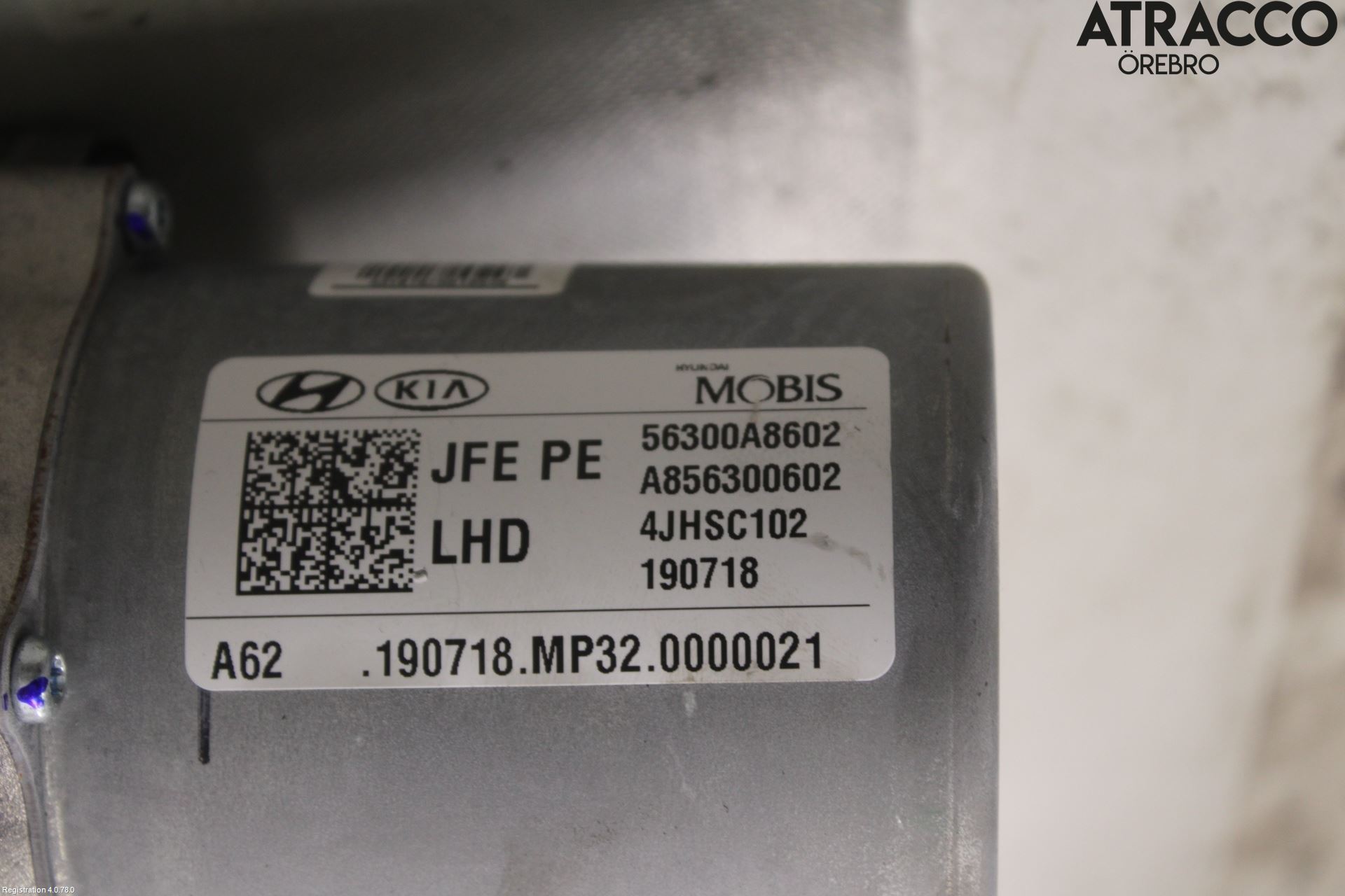 Kia OPTIMA 16-20 Rattaxelagg Med Inb Servo