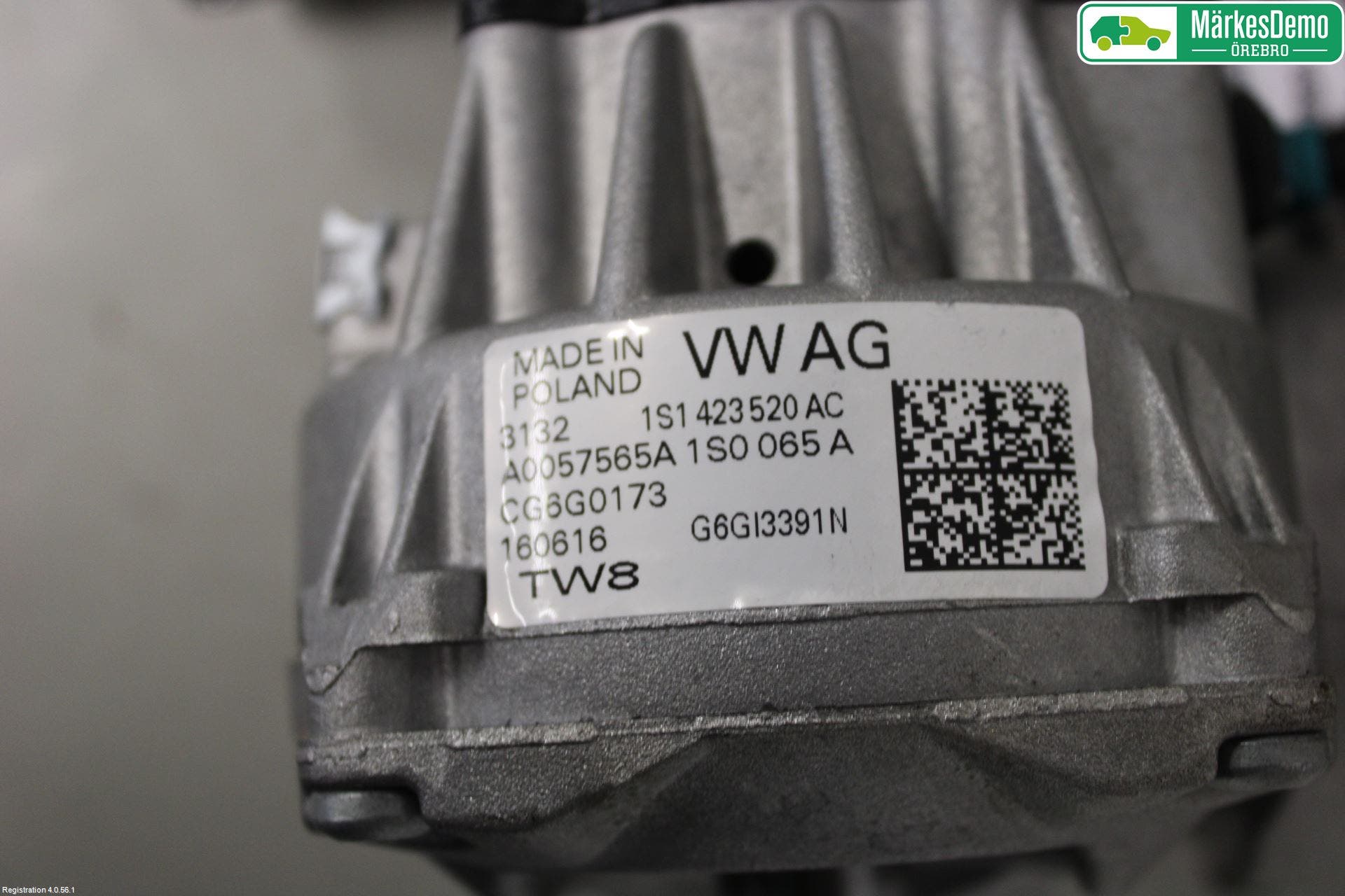 Volkswagen VW UP! / E-UP! Rattaxelagg Med Inb Servo