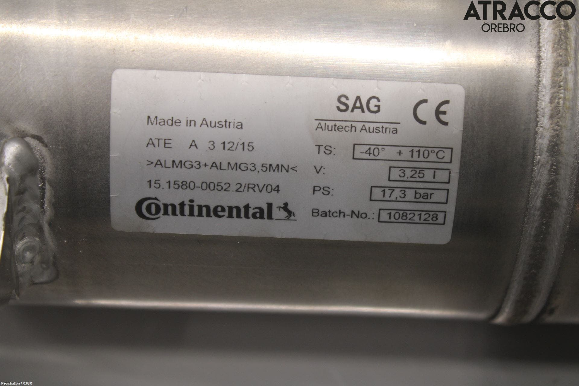 Volvo XC90/RECHARGE 16- Nivå/Luftförändring Trycktank