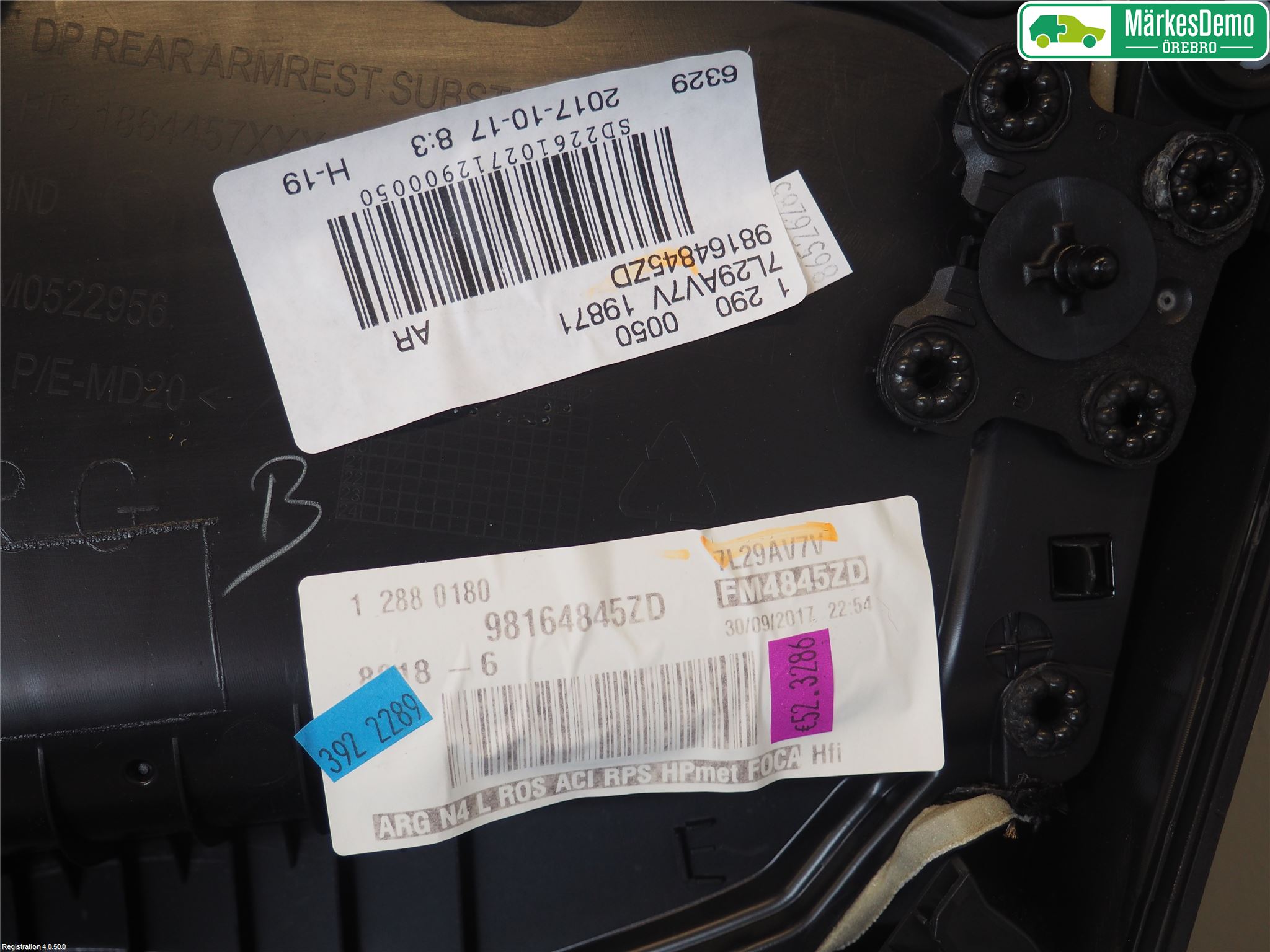 Peugeot 5008 17-24 Dörrklädsel Vä