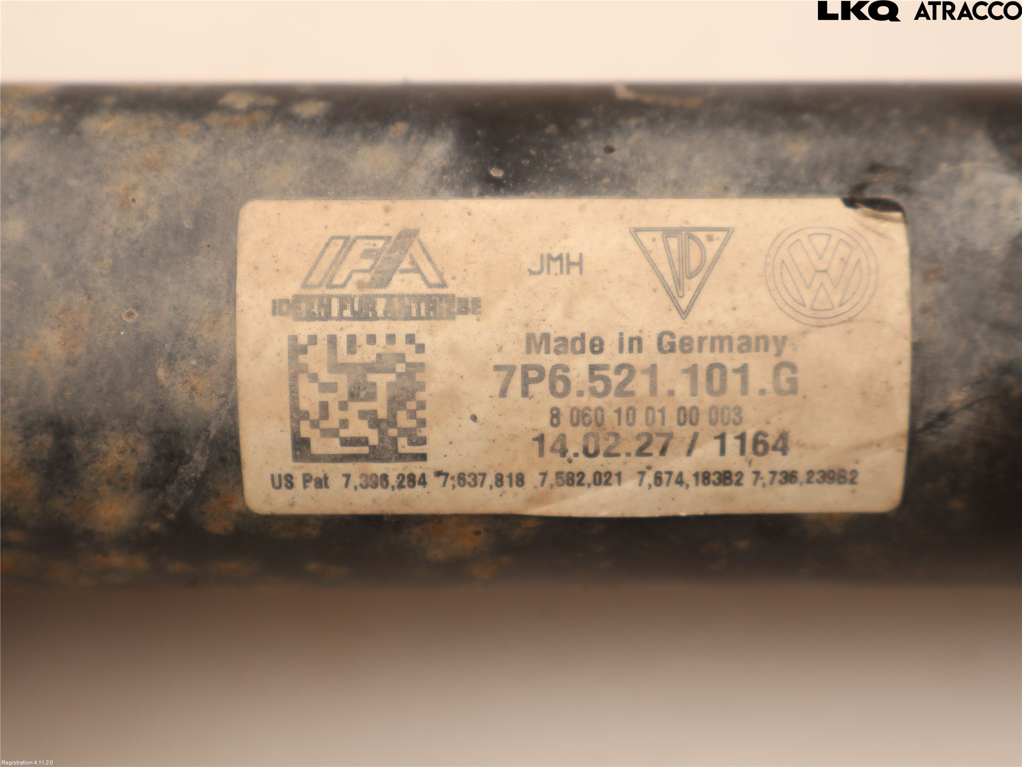 Porsche CAYENNE 03- Mellanaxel Främre 4Wd