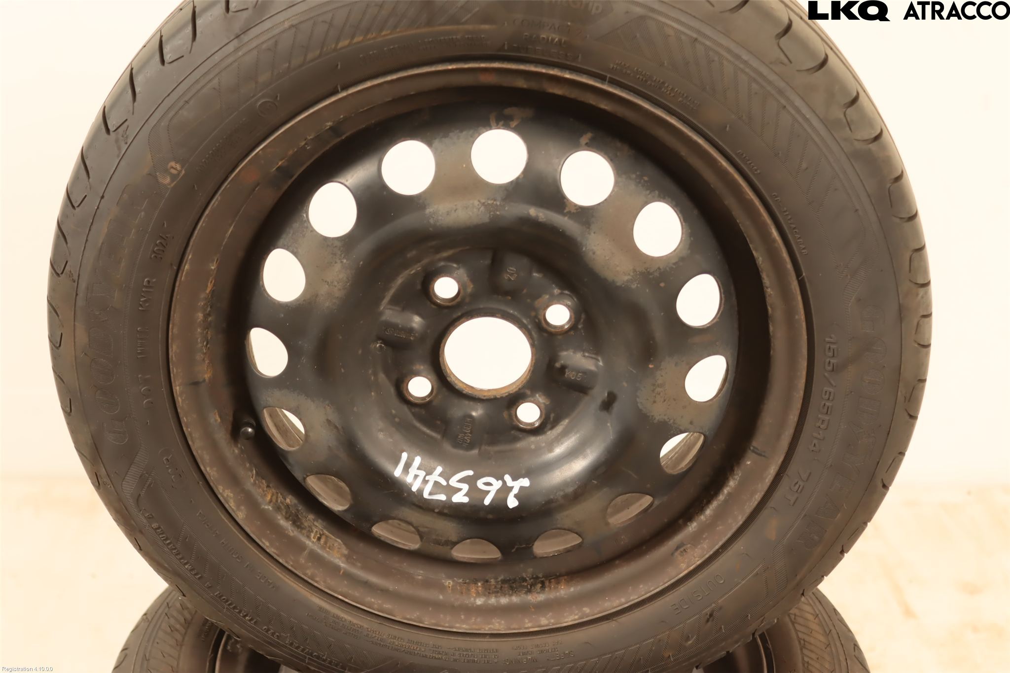 Peugeot 107 Sommardäck Plåtfälg 4St