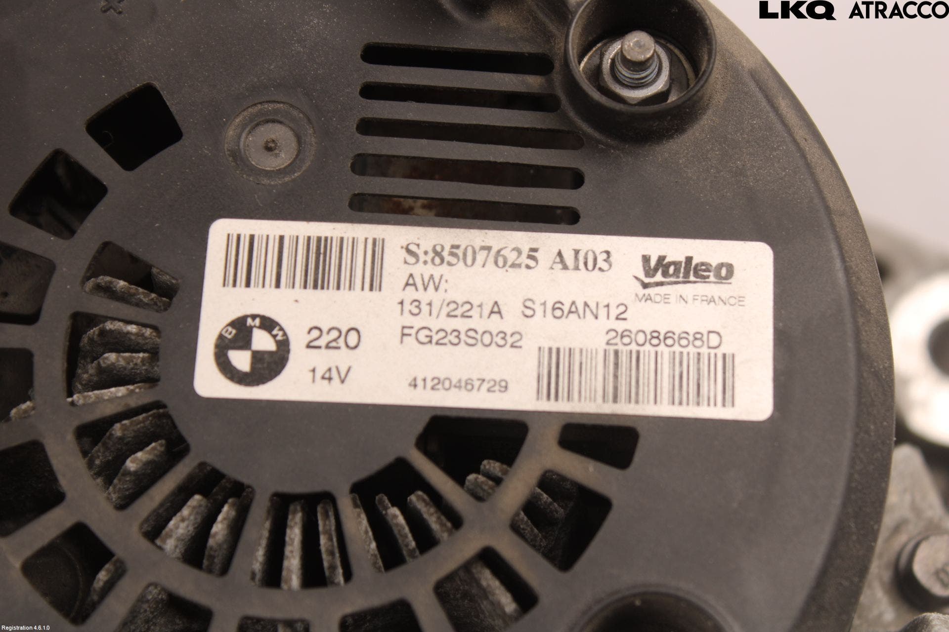 BMW X3 F25 10-17 Generator