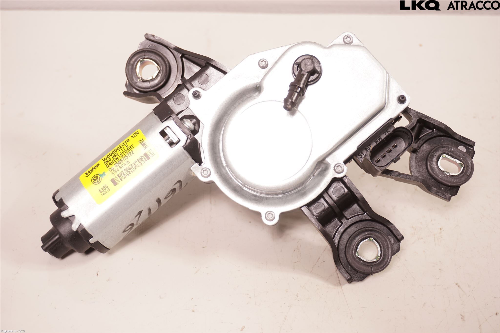 Volkswagen VW TIGUAN 07-16 Torkarmotor Baklucka