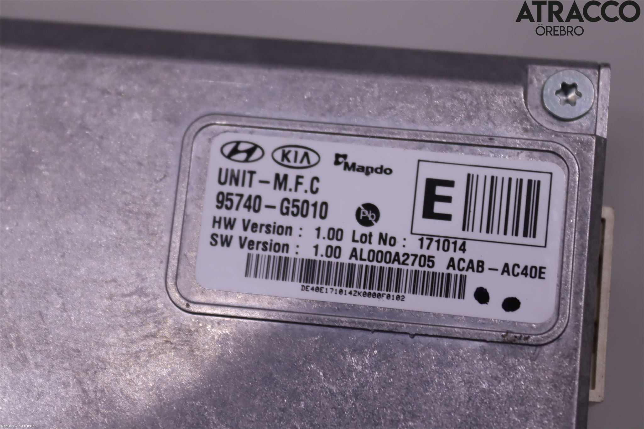 Kia NIRO (DE) 17-22 Sensor Aktivt Kollisionsskydd