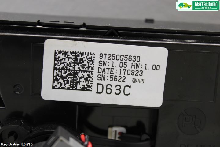 Kia NIRO (DE) 17-22 Ac Styrenhet Ac Manöveren