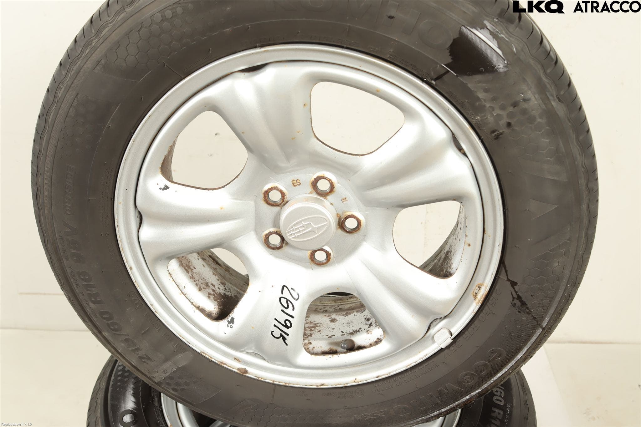 Subaru FORESTER SG 06- Sommardäck Plåtfälg 4St