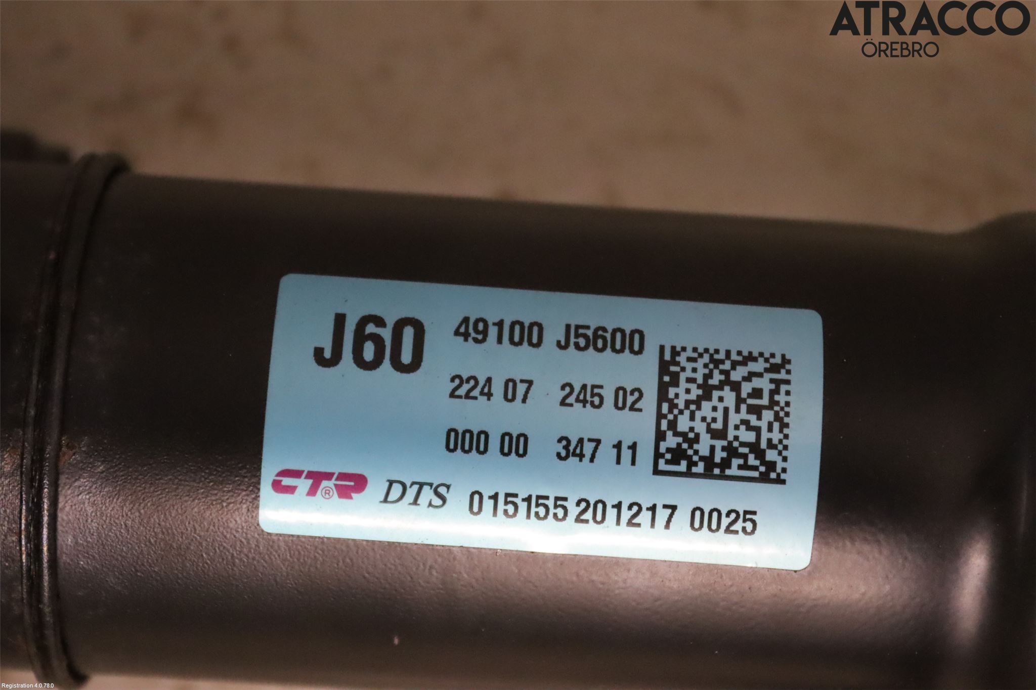 Kia STINGER 18- Mellanaxel Komp