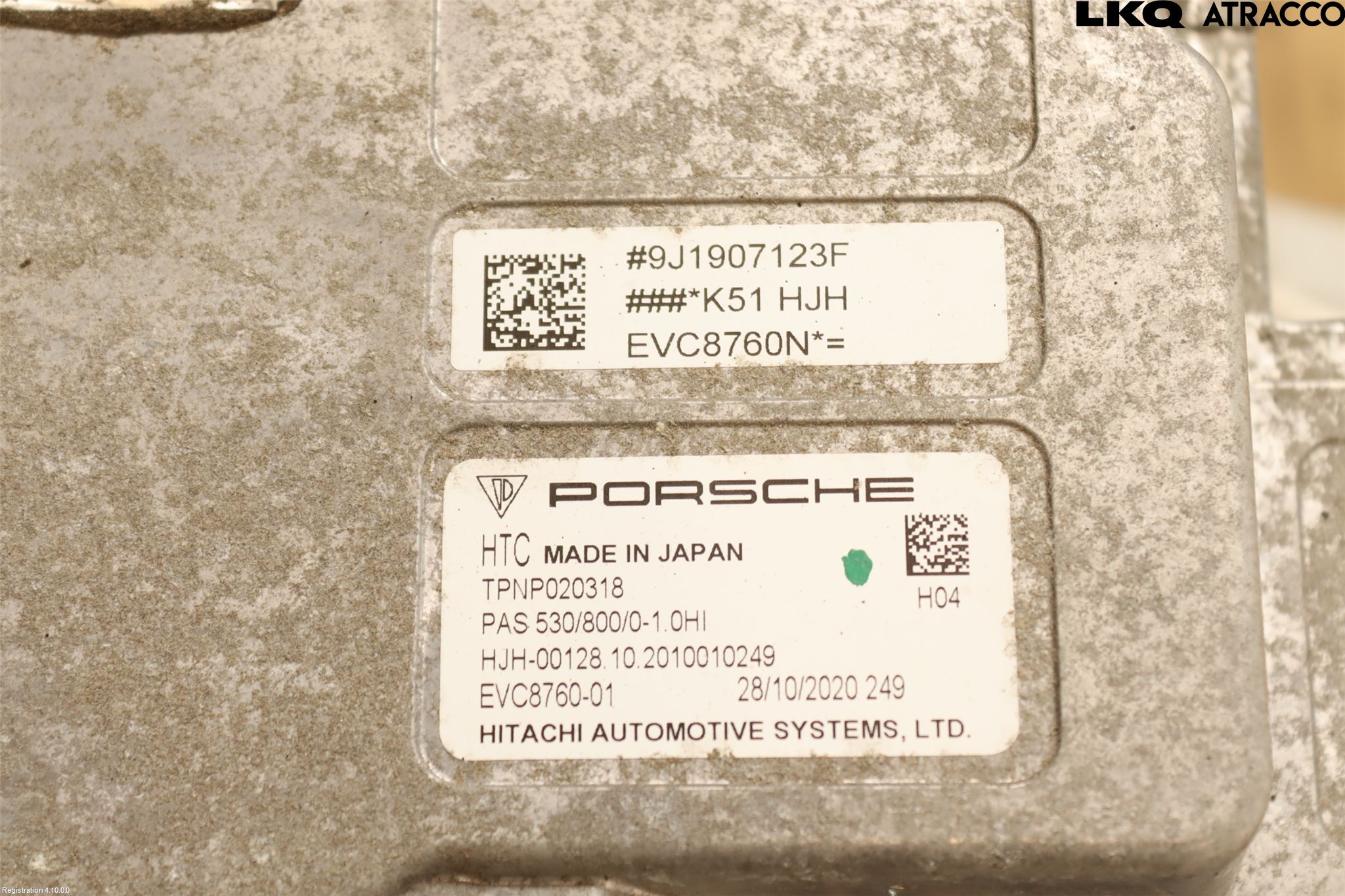 Porsche TAYCAN 20- Motor Elektrisk Bak