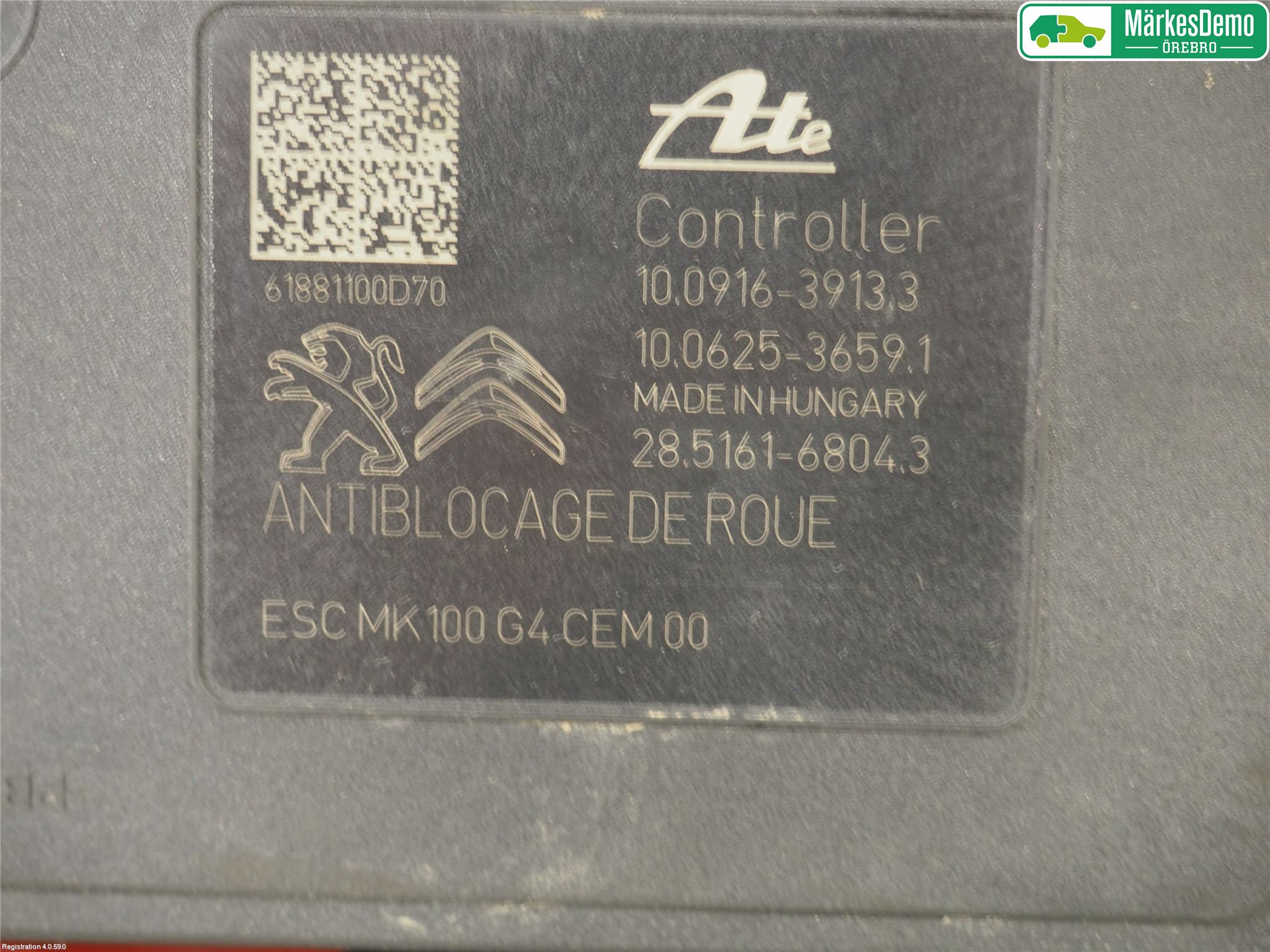 Peugeot 2008 13-20 Abs Hydraulaggregat