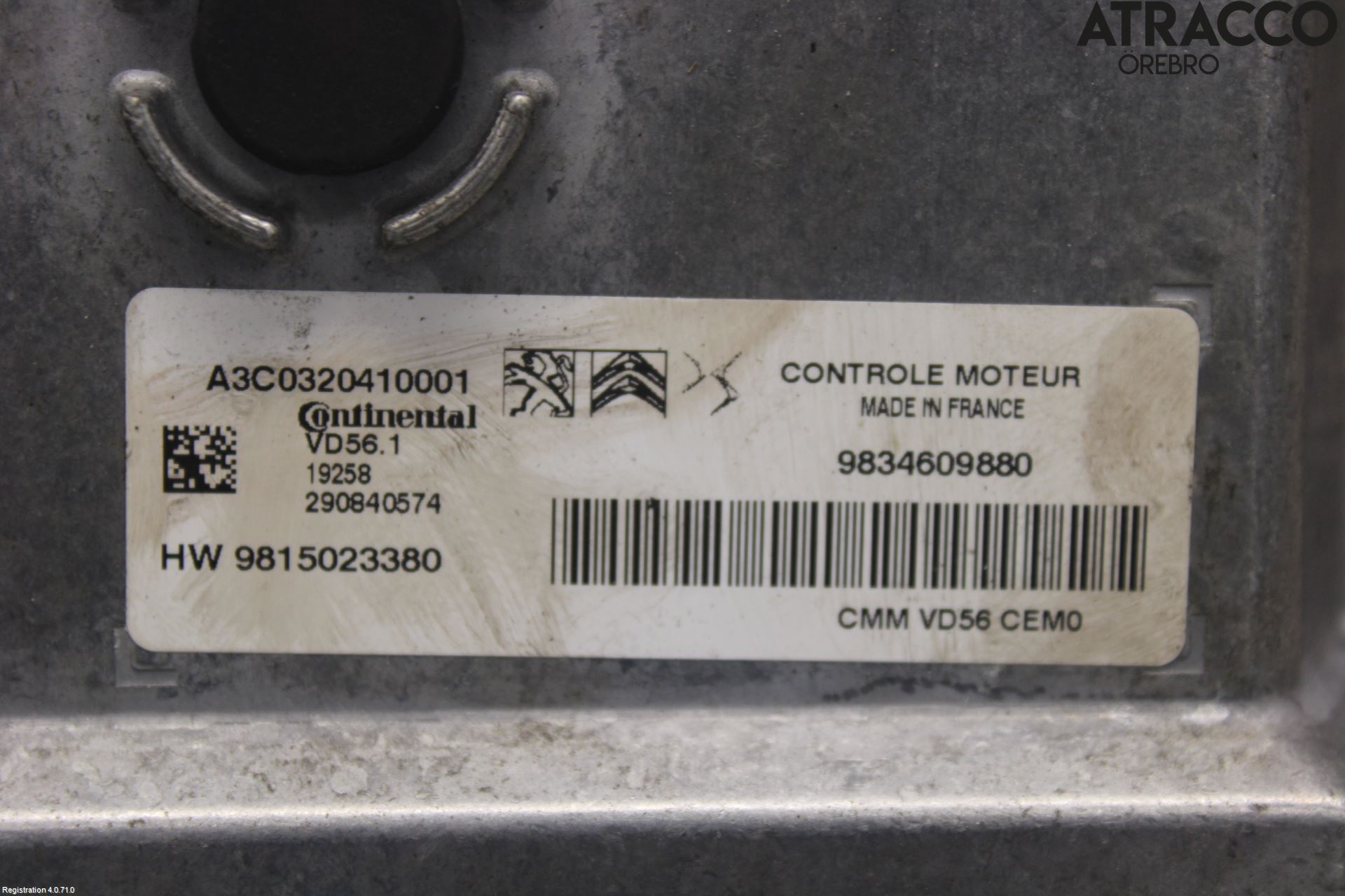 Peugeot 2008 13-20 Styrenhet Insprut Bensin