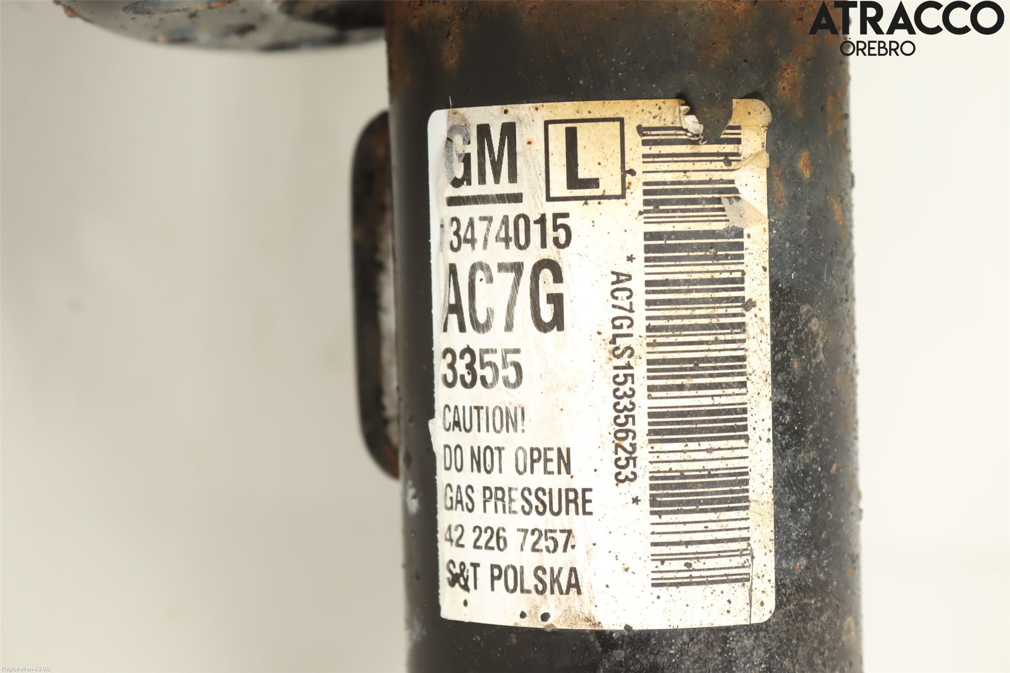 Opel ASTRA K 16-22 Fjäderben Fram Vänster