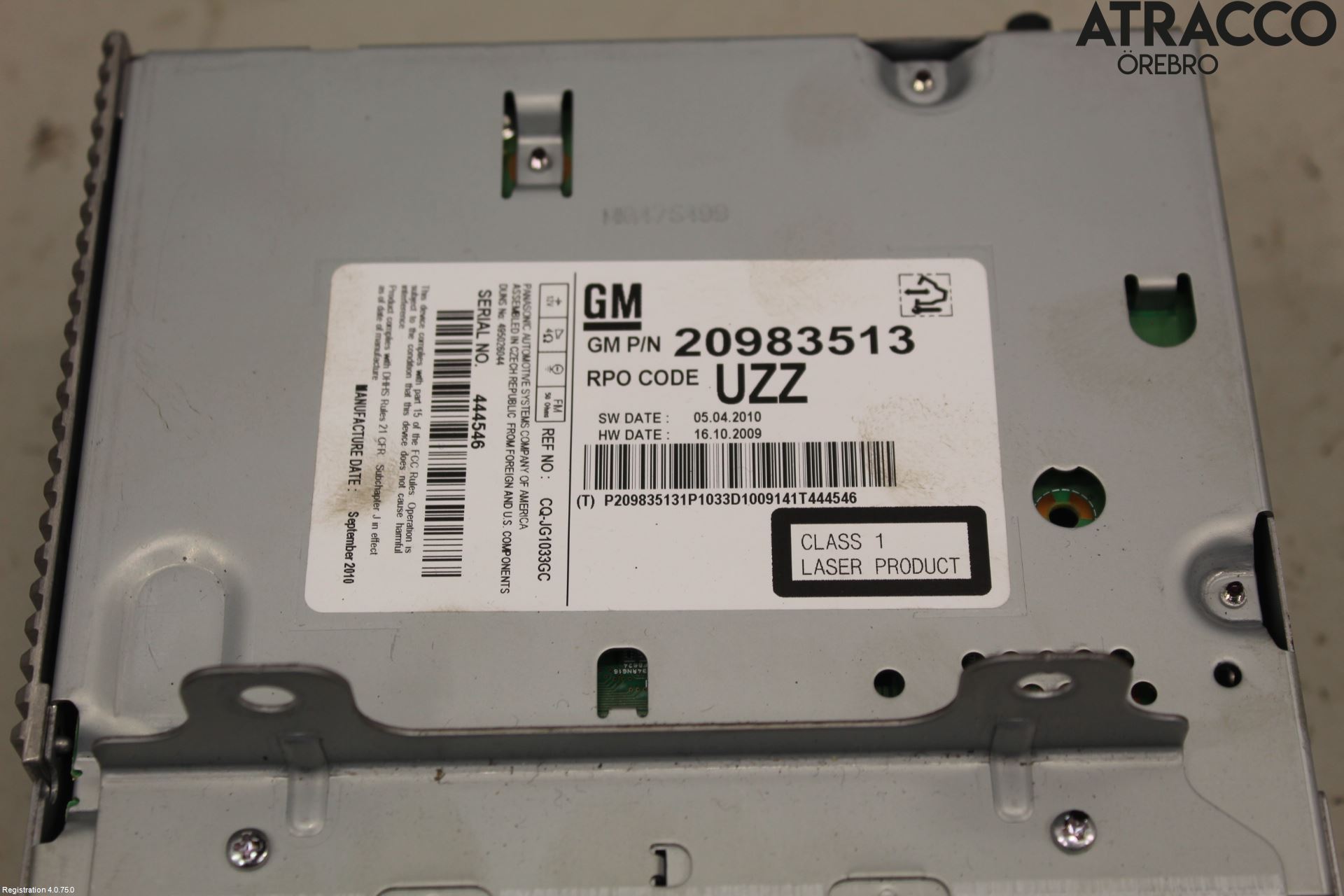 Opel ASTRA J 10-15 Radio