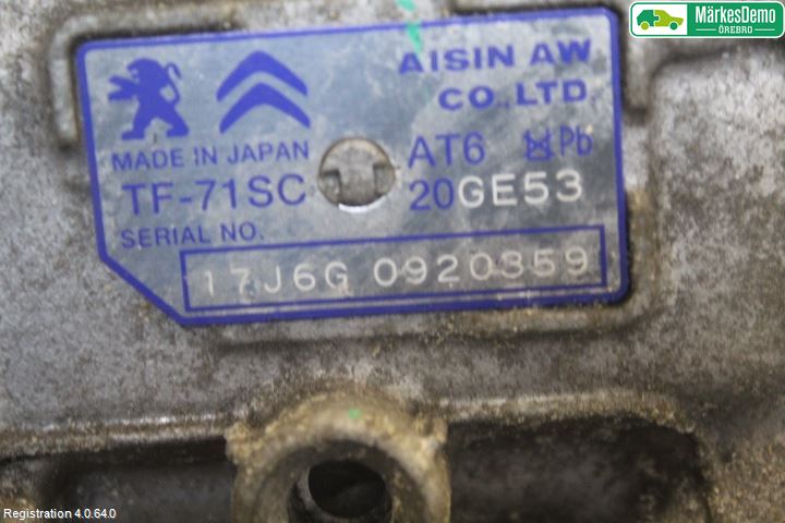 Peugeot 3008 17-24 Växellåda Automat