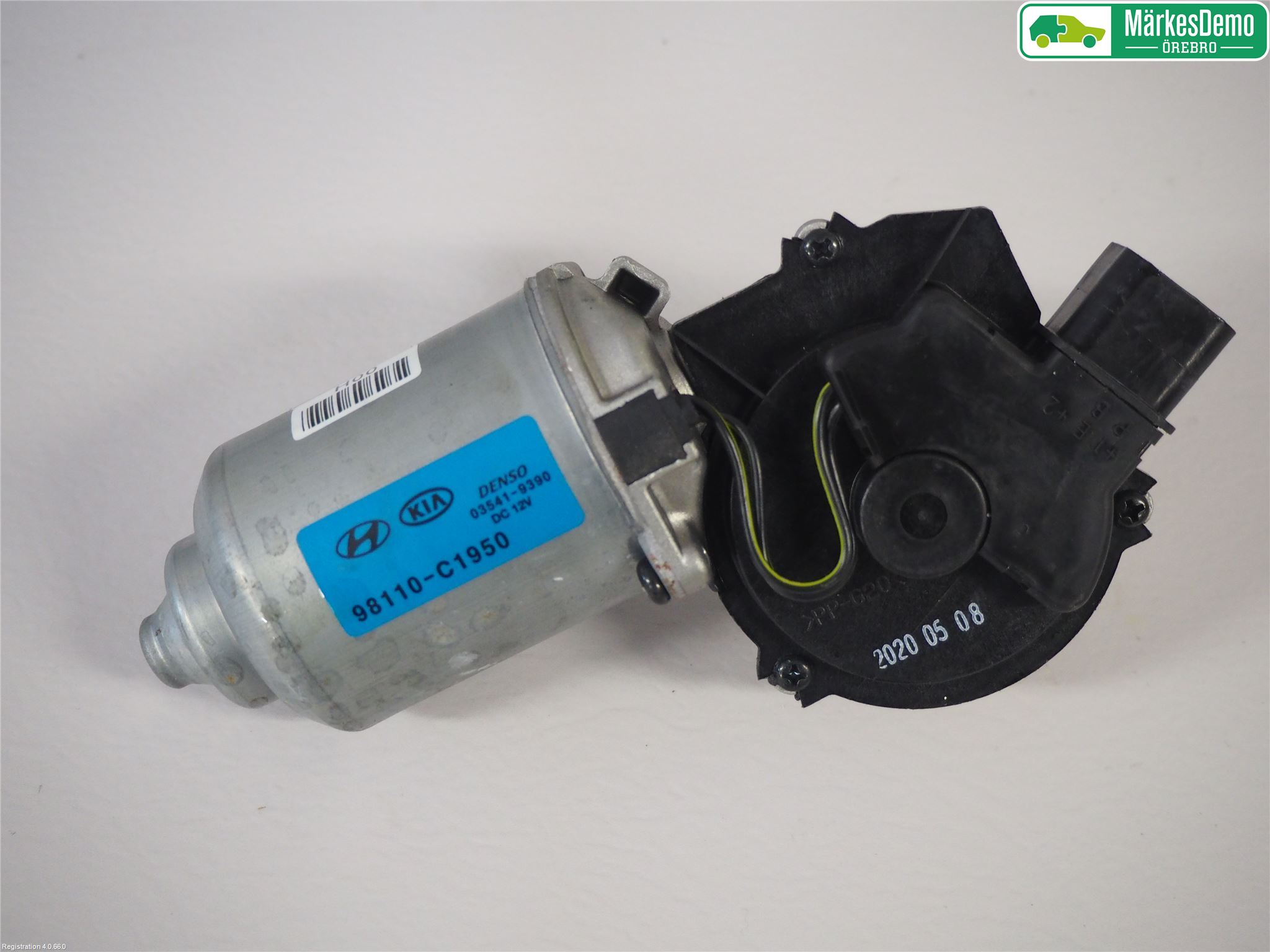 Kia STONIC 18->> Torkarmotor Vindruta