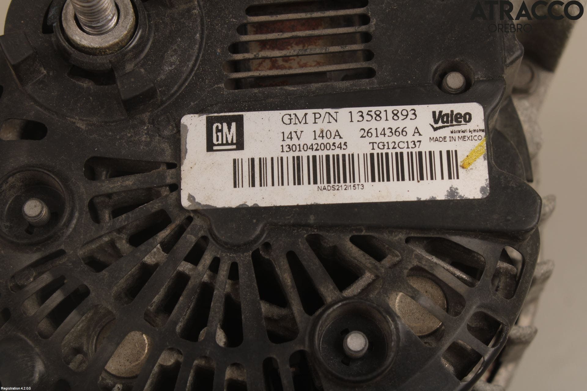 GM CHEVROLET CRUZE Generator