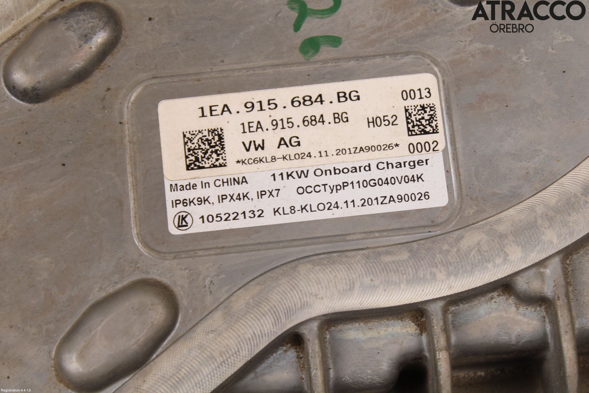 Volkswagen VW ID.3 21- Batteriladdare Högspänning