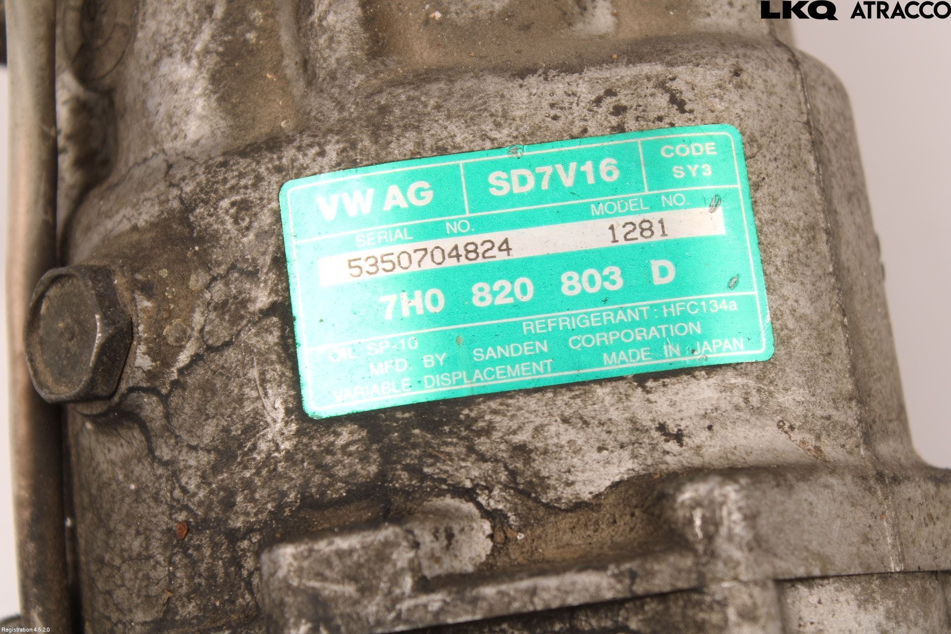 Volkswagen VW CADDY 04-10 Ac Kompressor