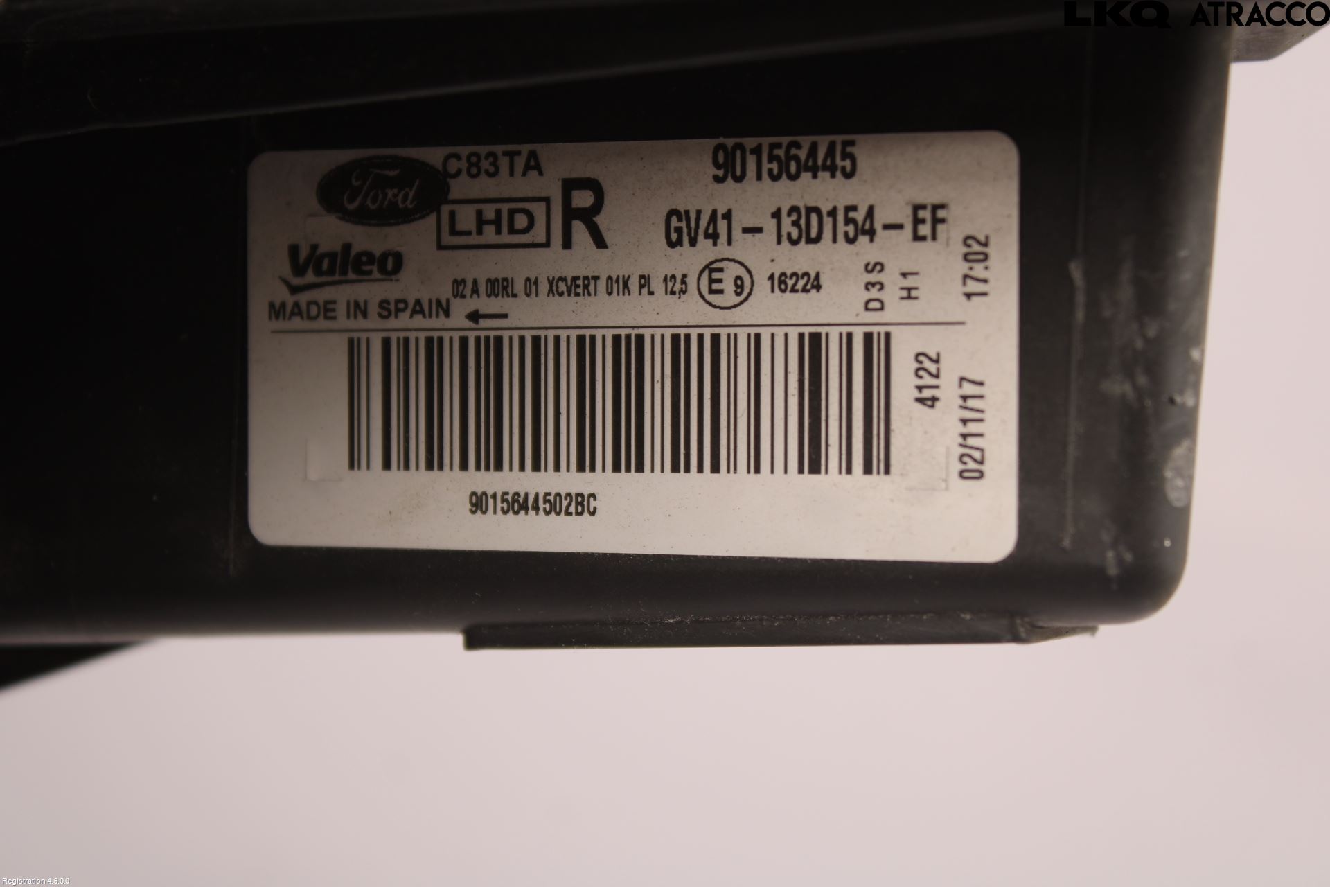 Ford KUGA 17-19 Strålkastare Höger