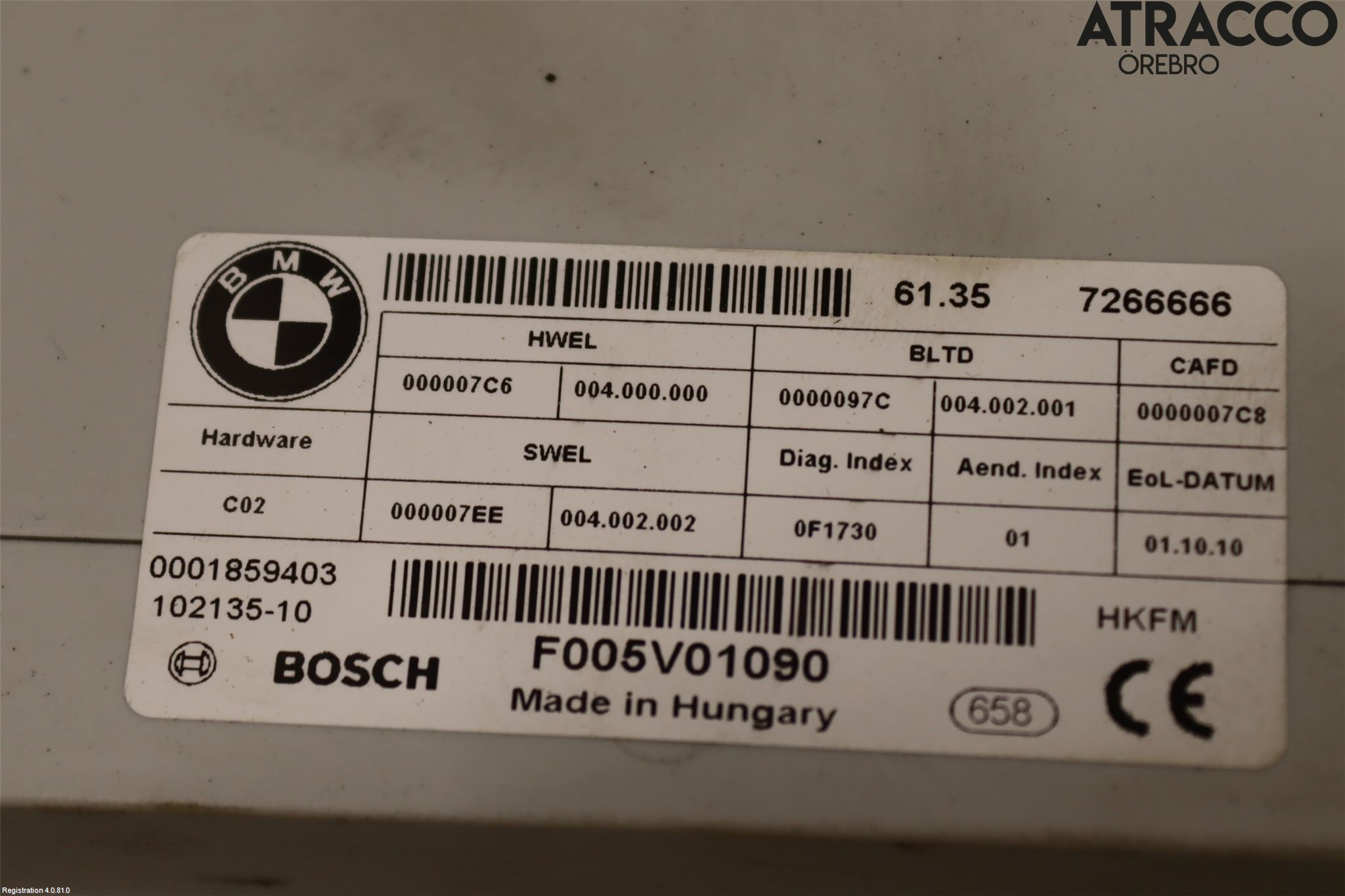 BMW 5 F10/F11/F18 09-17 Komfort Styrdon