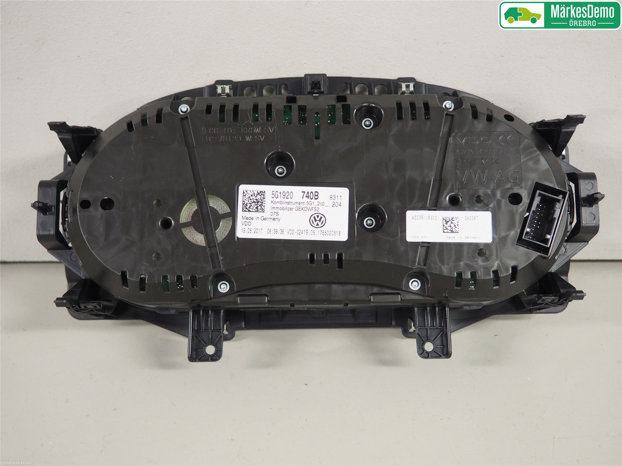 Volkswagen VW GOLF / E-GOLF VII 13-20 Instrument Komb