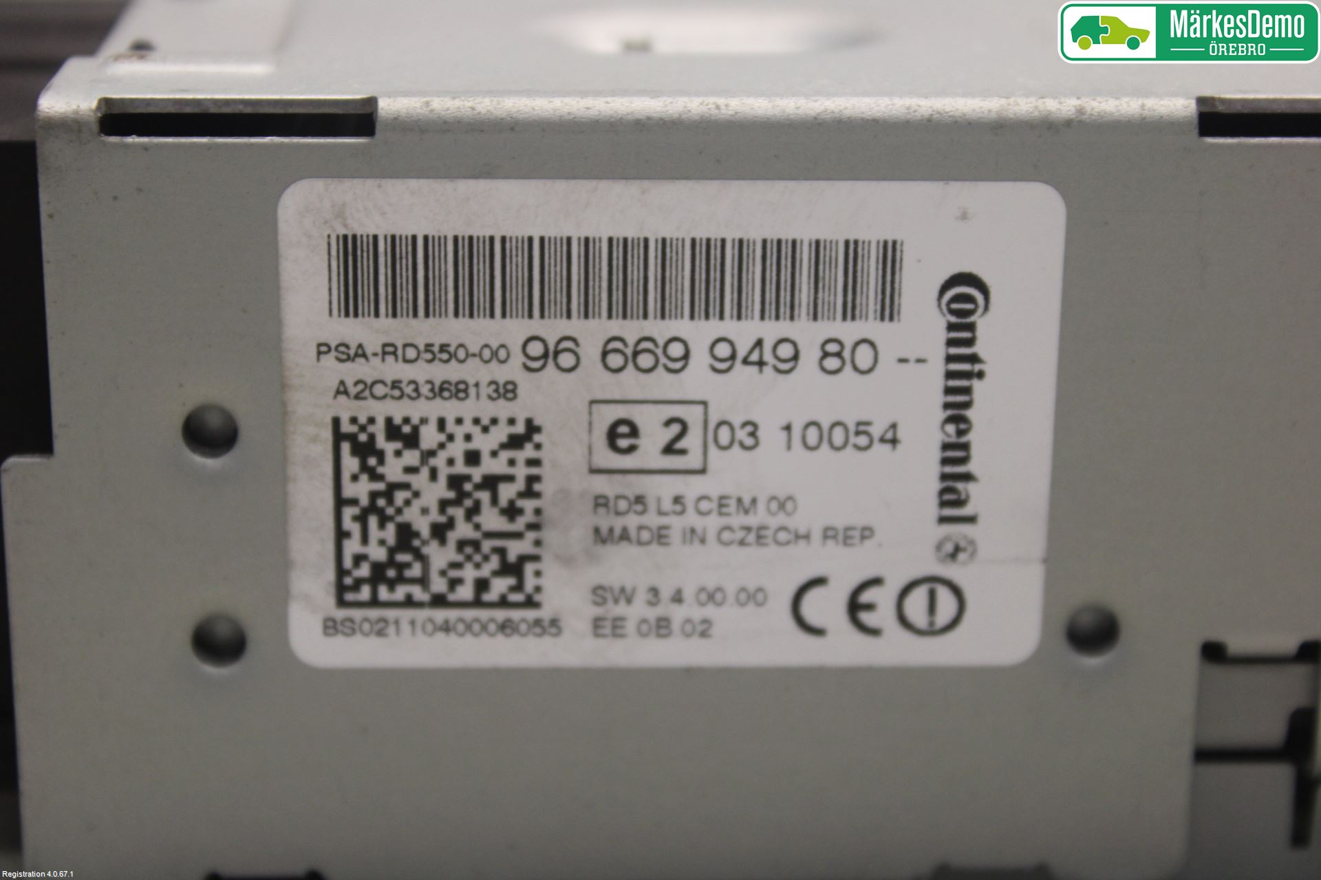 Peugeot 508 11-18 Radio