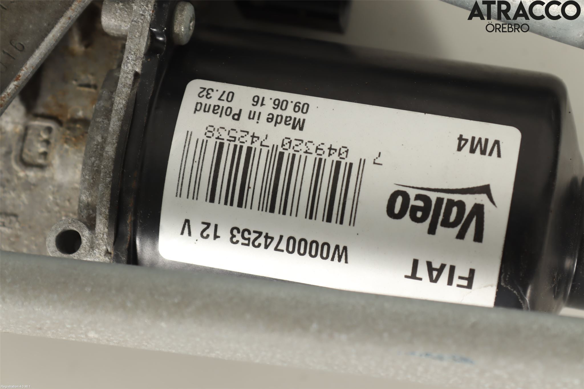 Fiat TIPO/CROSS 16- Torkarmekanism Vindruta