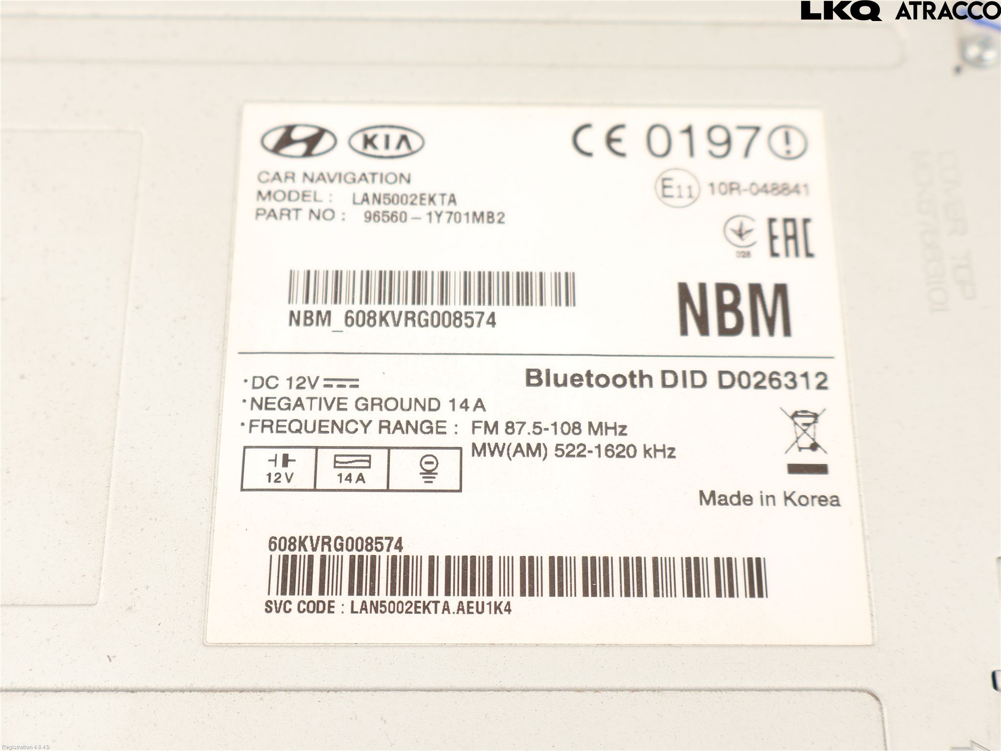 Kia PICANTO 12-17 Gps Navigator