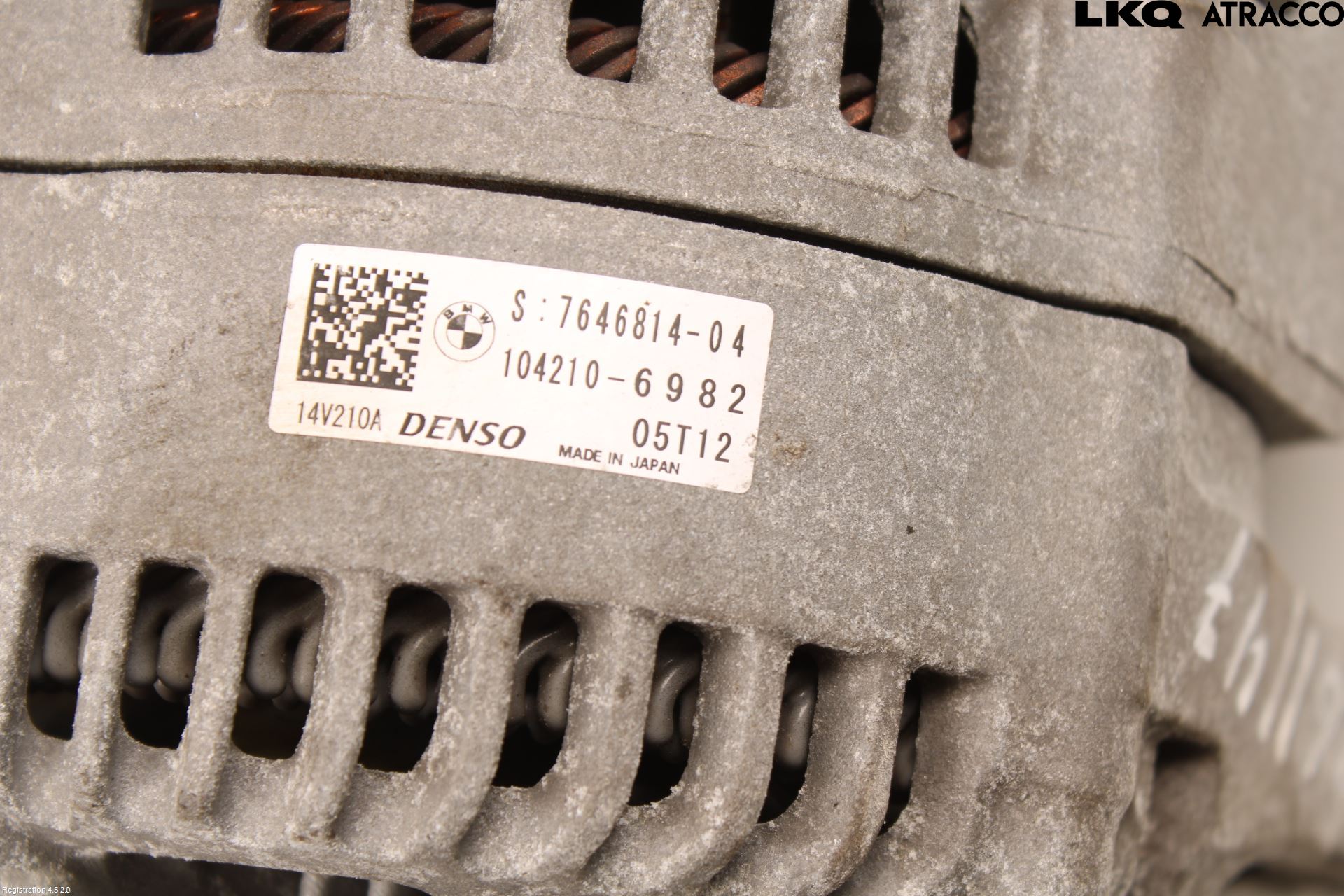 BMW 5 F10/F11/F18 09-17 Generator