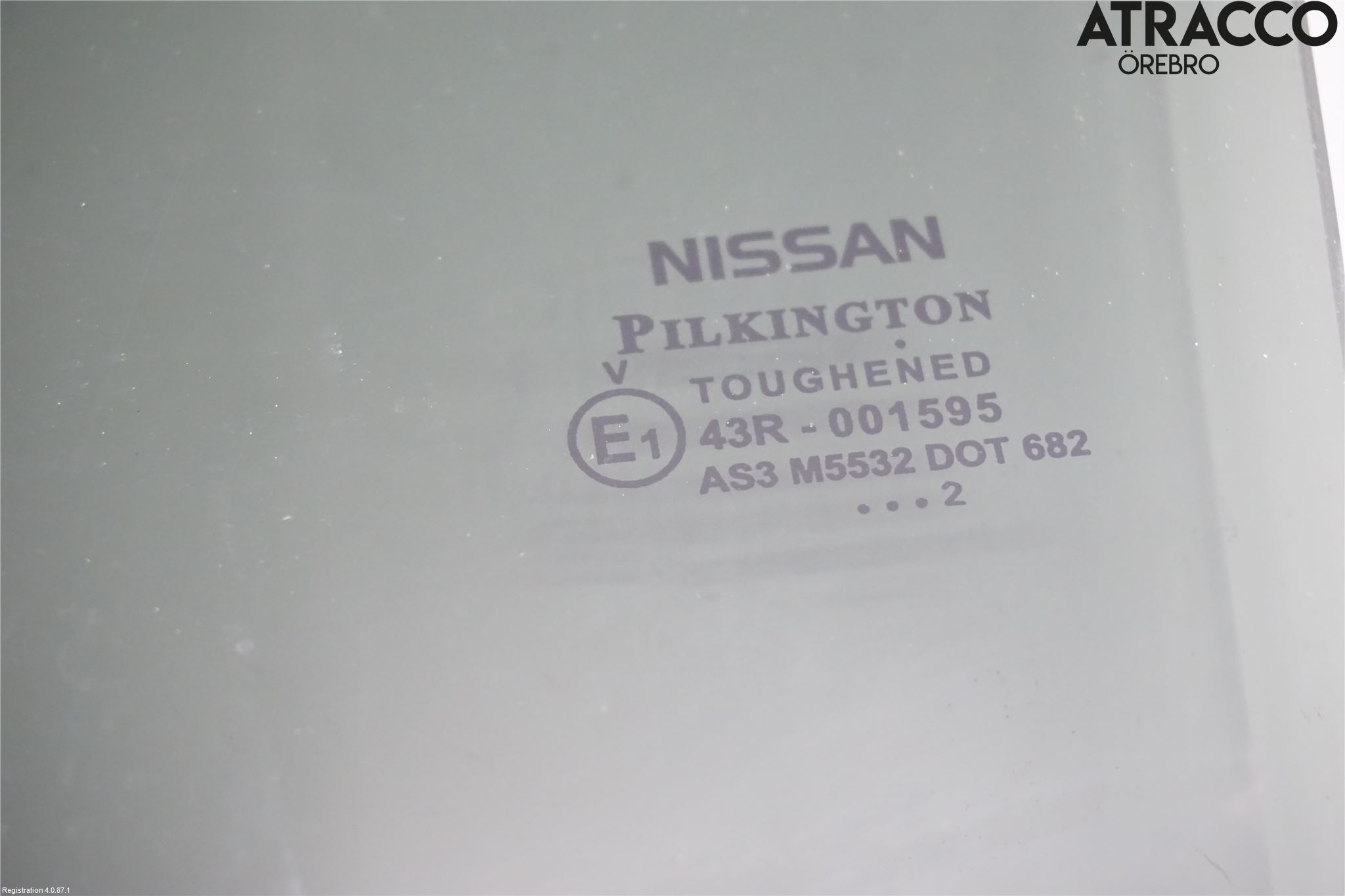 Nissan LEAF 18- Dörruta Bak Vänster