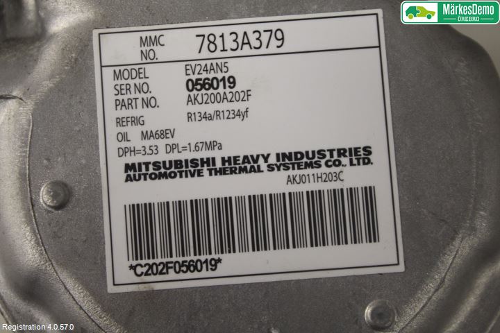 Mitsubishi OUTLANDER 13-21 Ac Kompressor