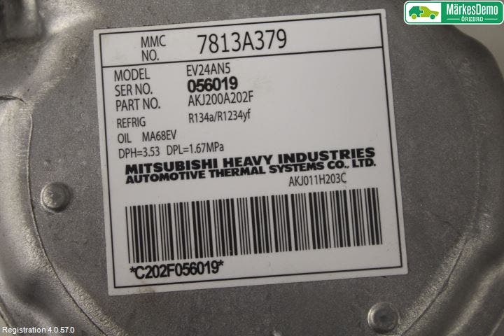 Mitsubishi OUTLANDER 13-21 Ac Kompressor