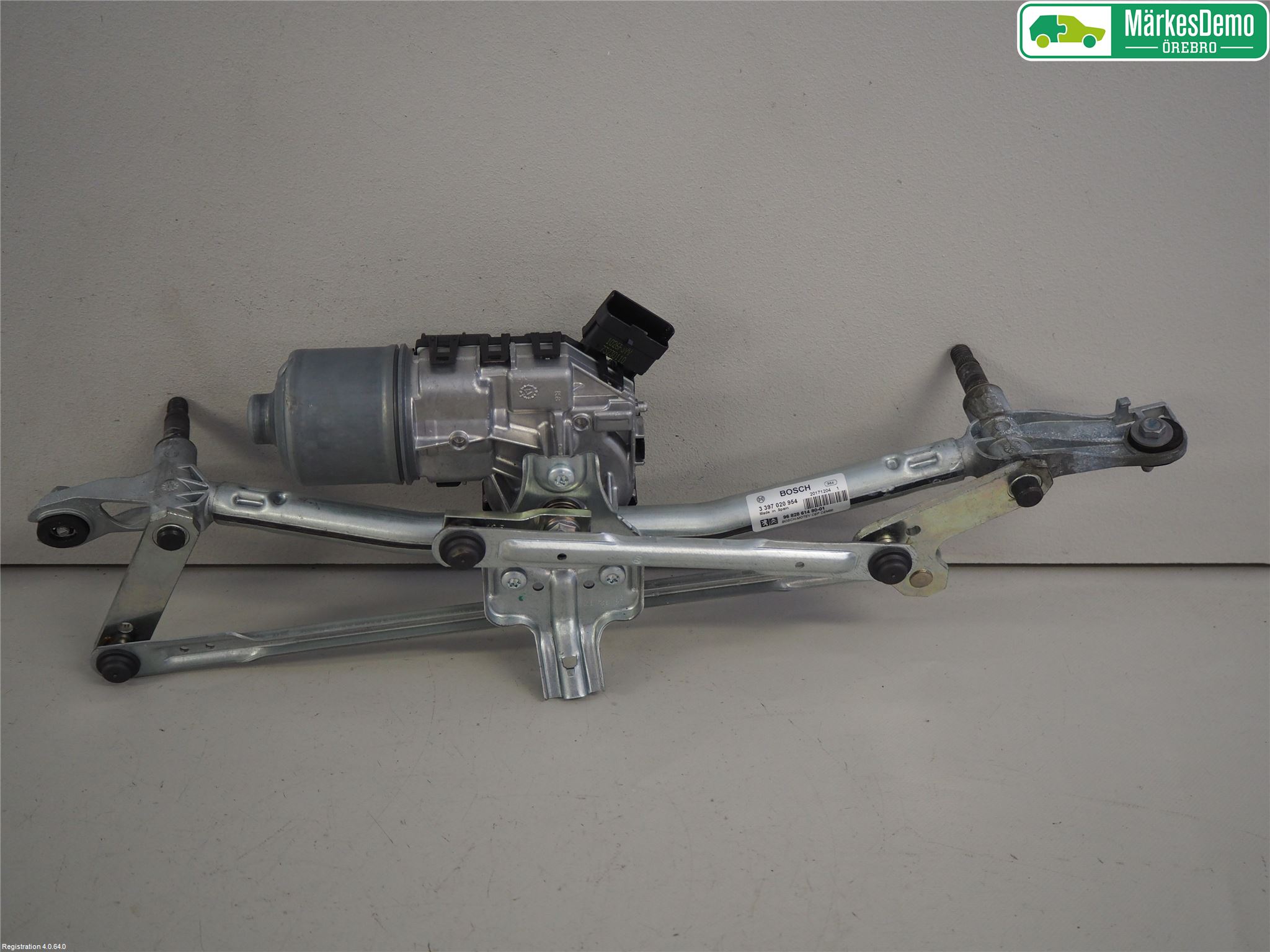 Peugeot PARTNER 16-18 Torkarmotor Vindruta