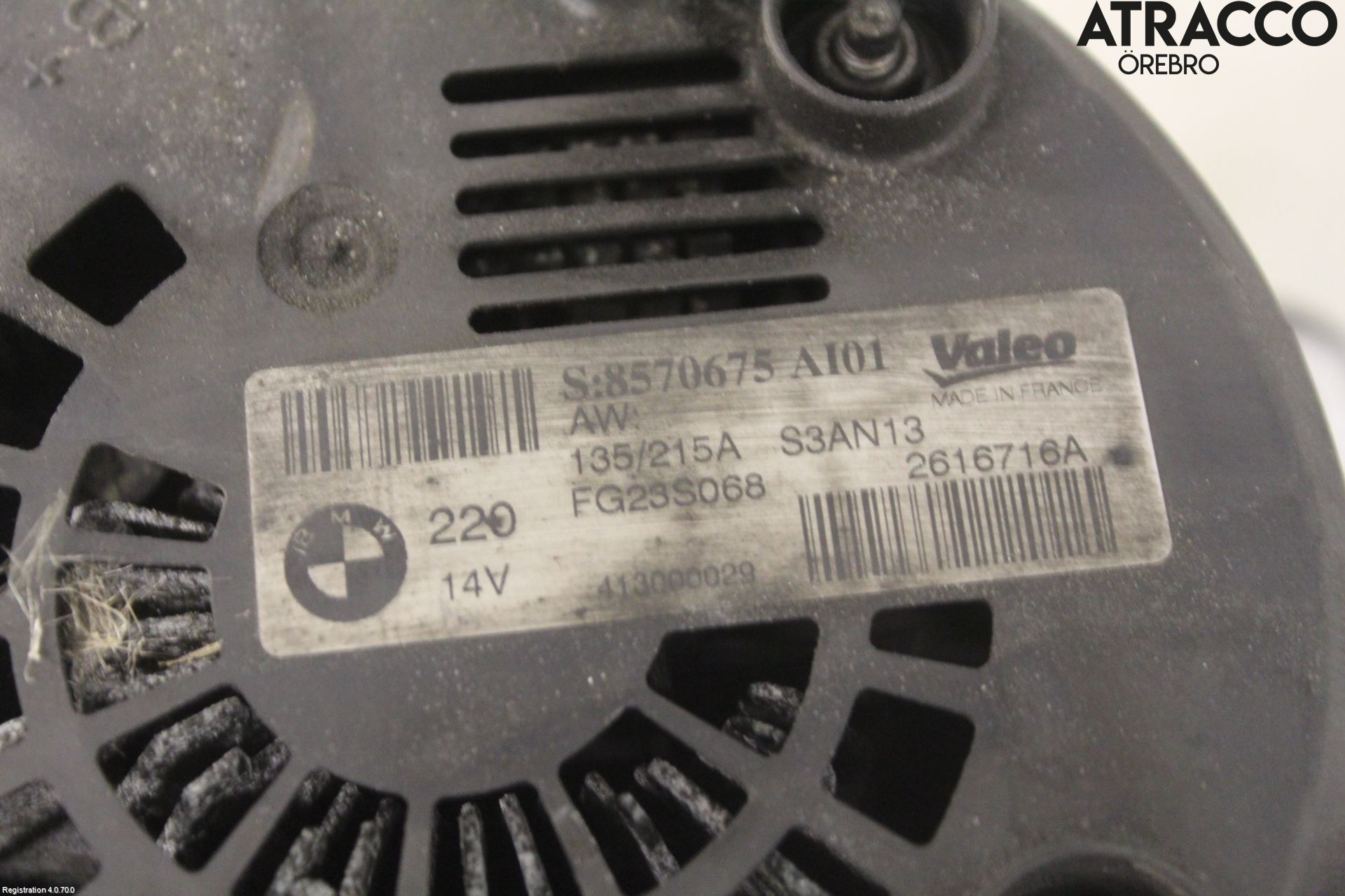 BMW 3 F30/F31/F80 12-19 Generator