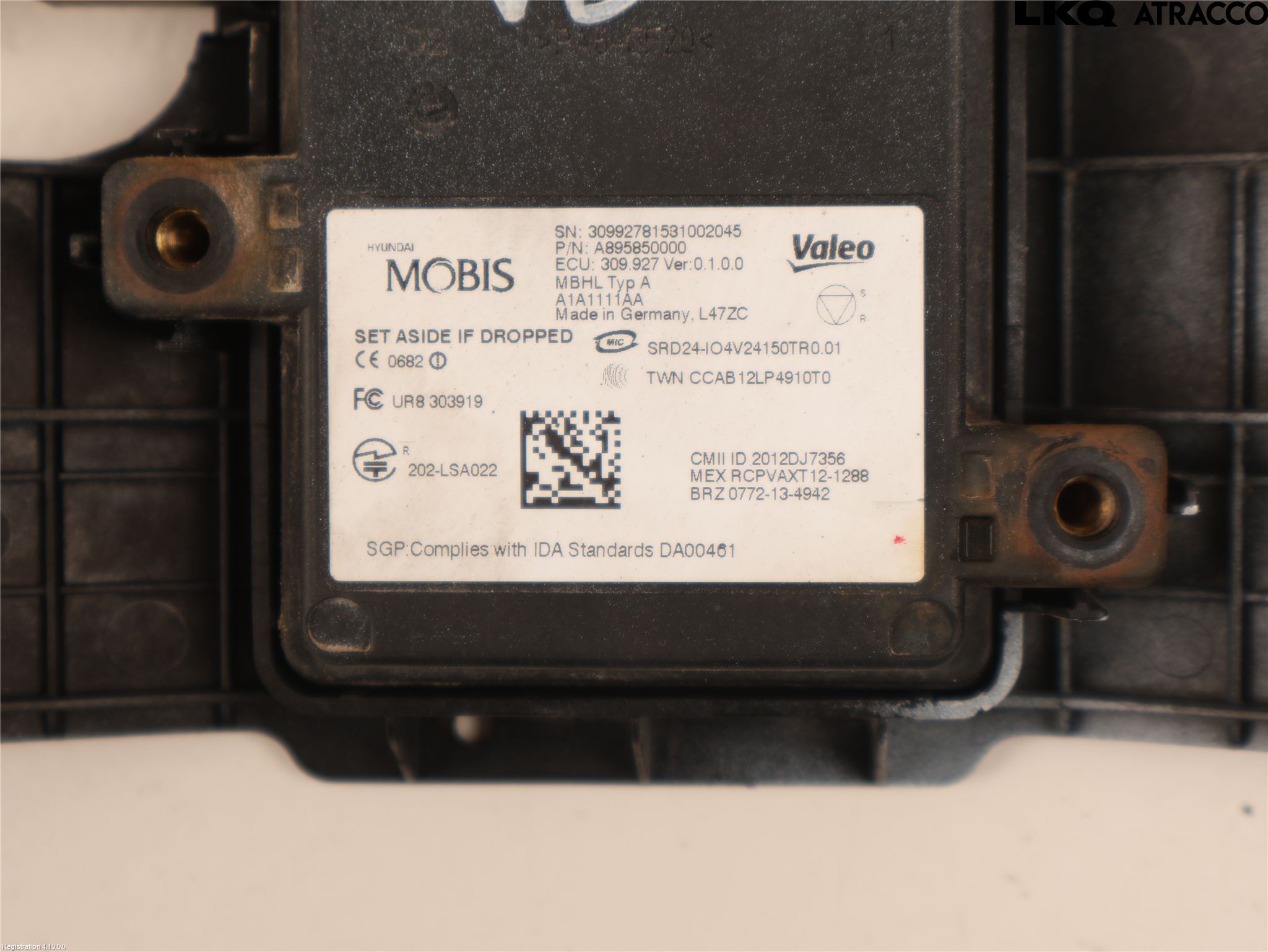 Kia OPTIMA 16-20 Sensor Aktivt Kollisionsskydd