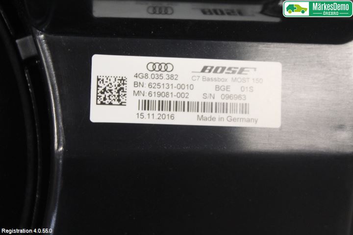 Audi A6/S6 4G 11-18 Högtalare