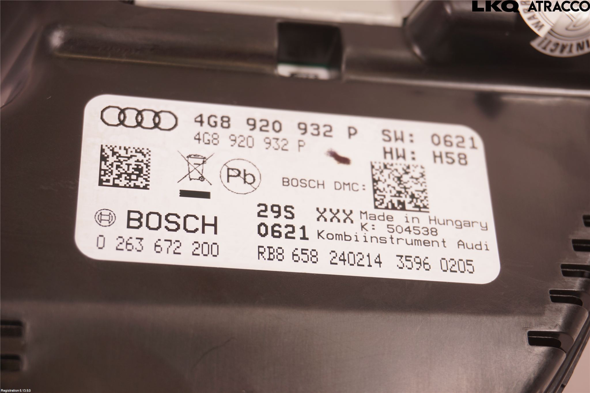 Audi A7/S7 4G 11-17 Instrument Komb