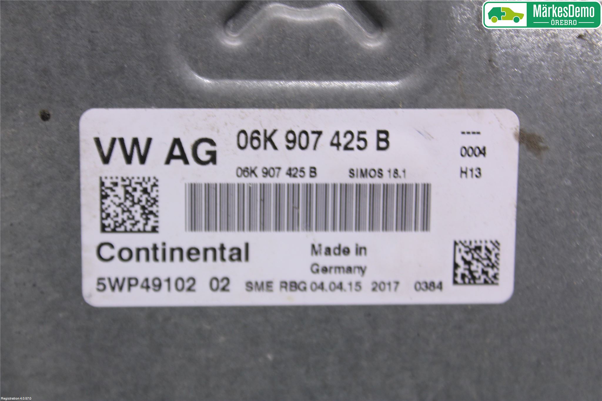 Volkswagen VW GOLF / E-GOLF VII 13-20 Styrenhet Insprut Bensin